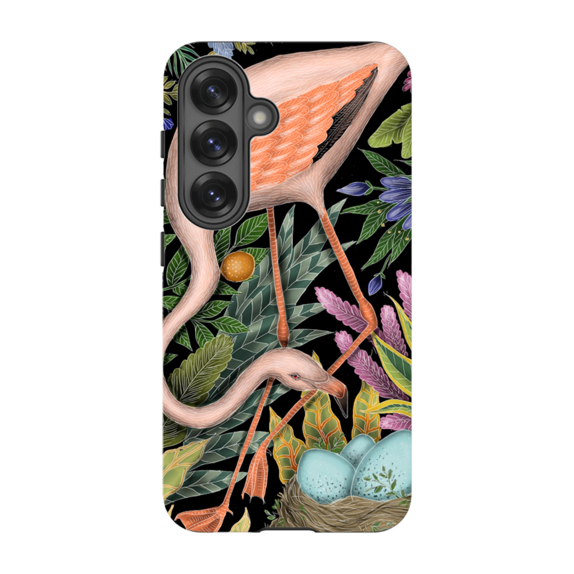 Samsung Tough Case - Flamingo By Catherine Rowe