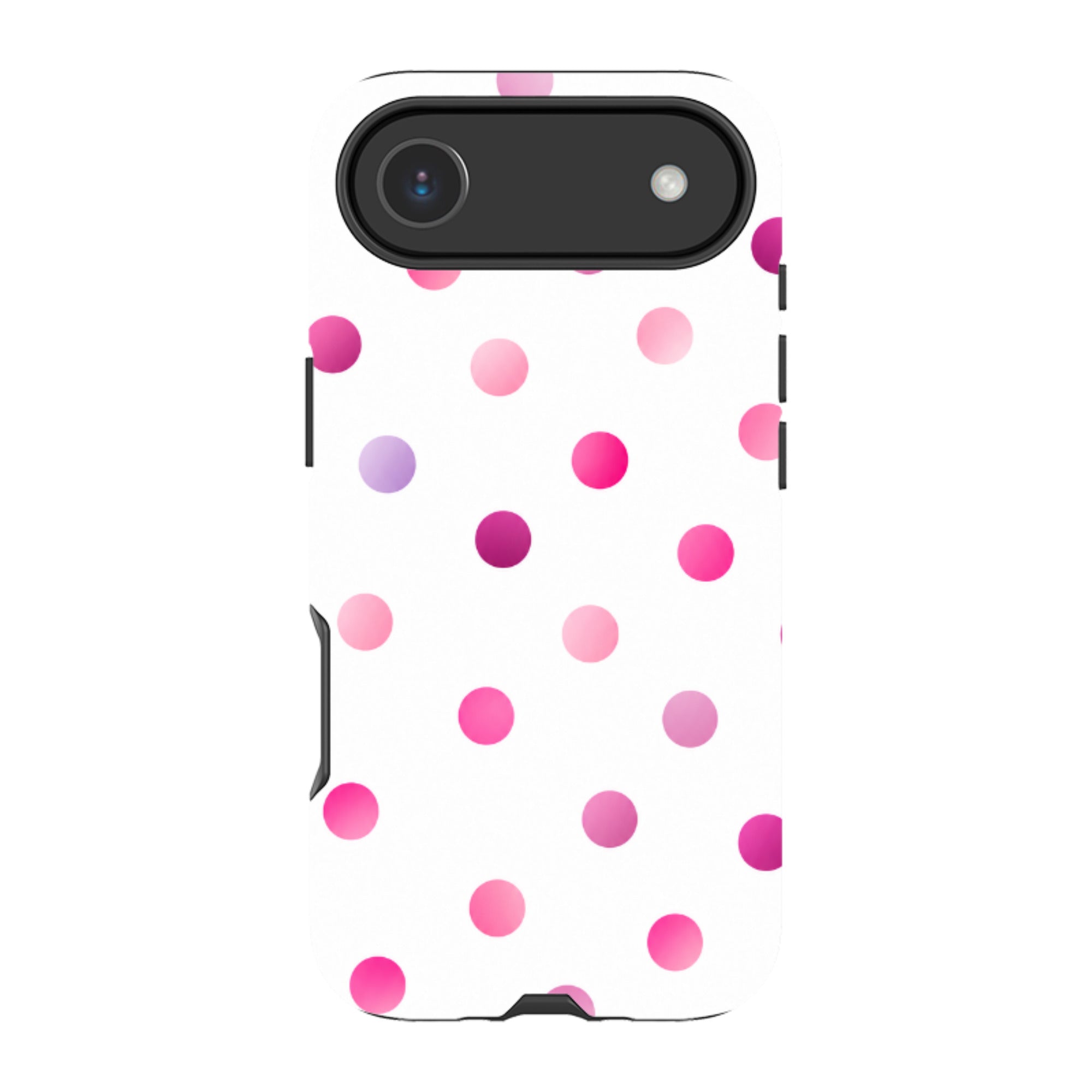 iPhone Tough Case - Pink Polka Dot