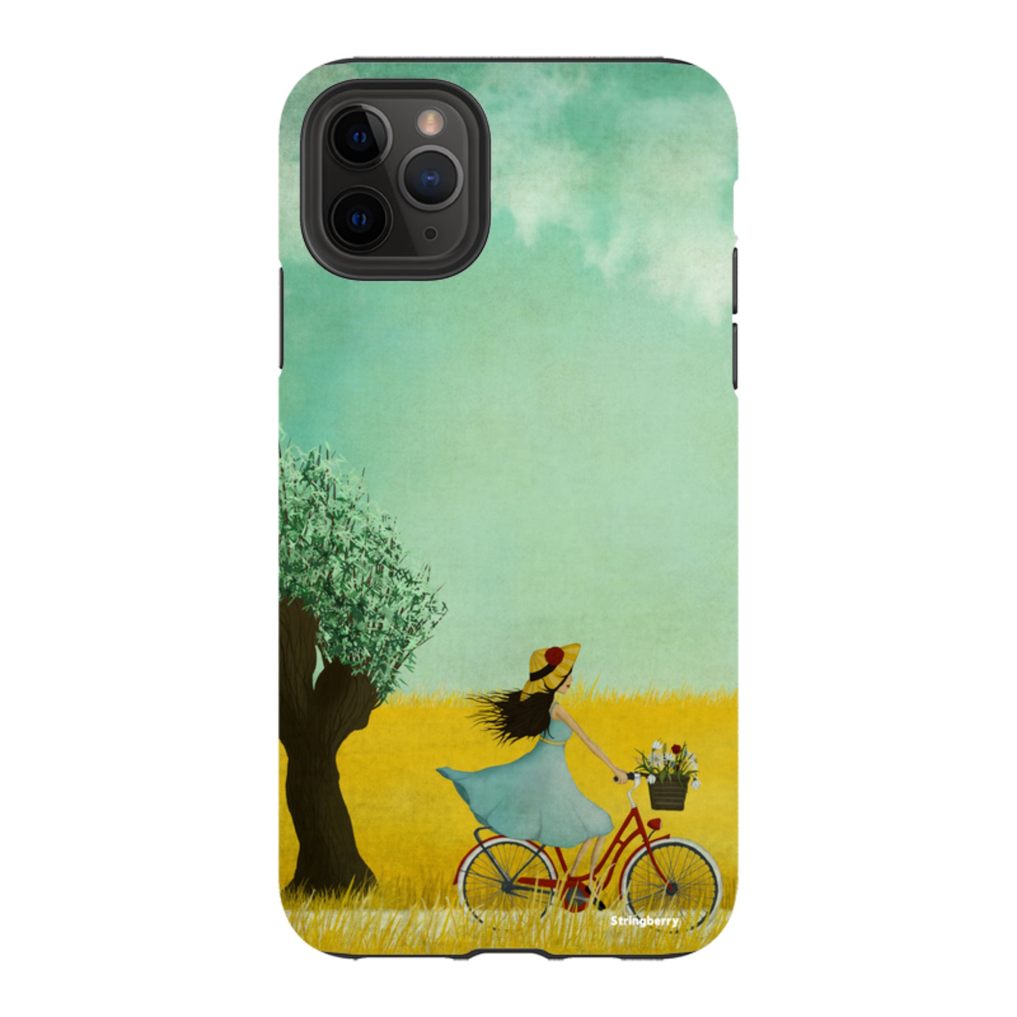 iPhone Tough Case - Bike Ride By Maja Lindberg