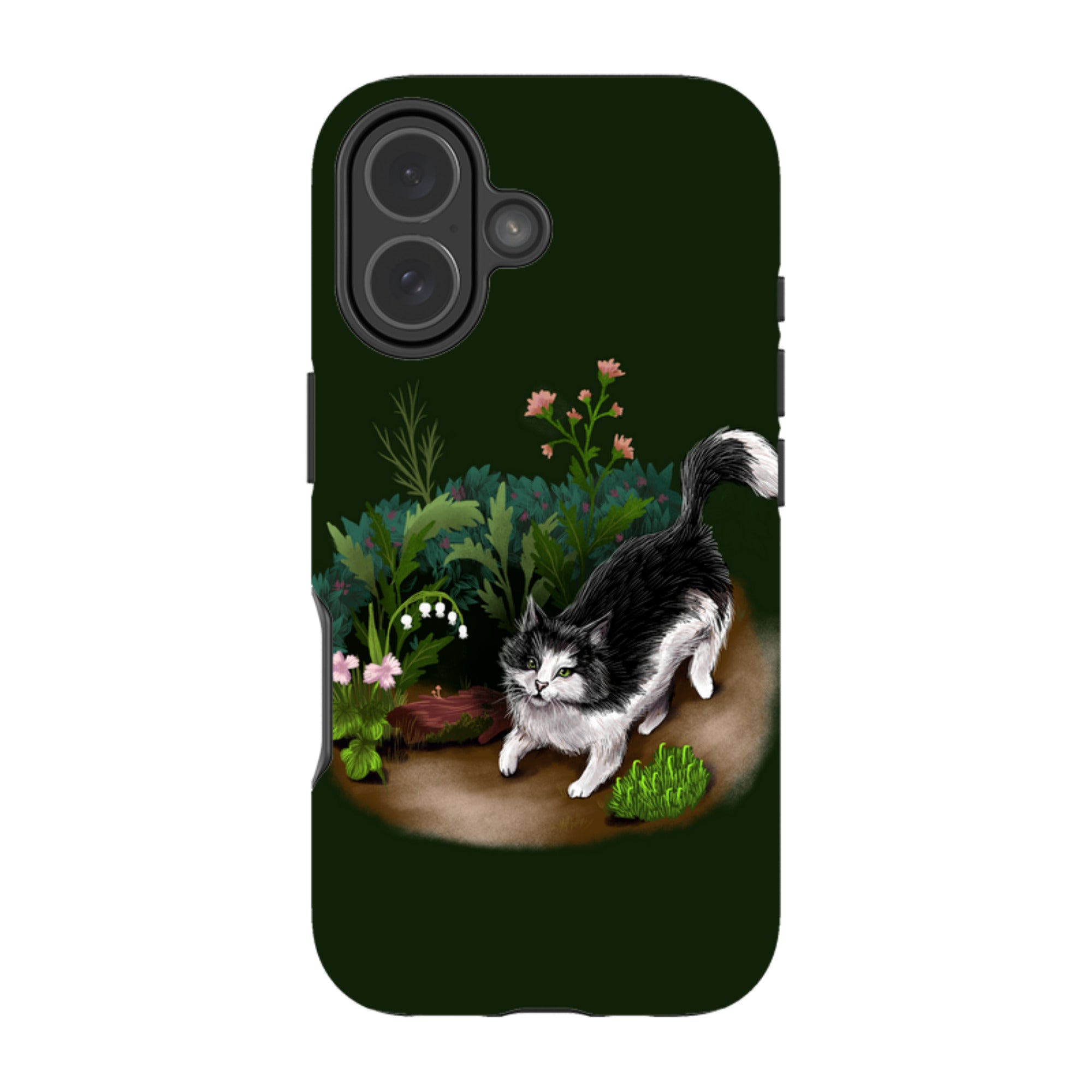 iPhone MagSafe Tough Case -  Munchkin Cat By Anna Stead