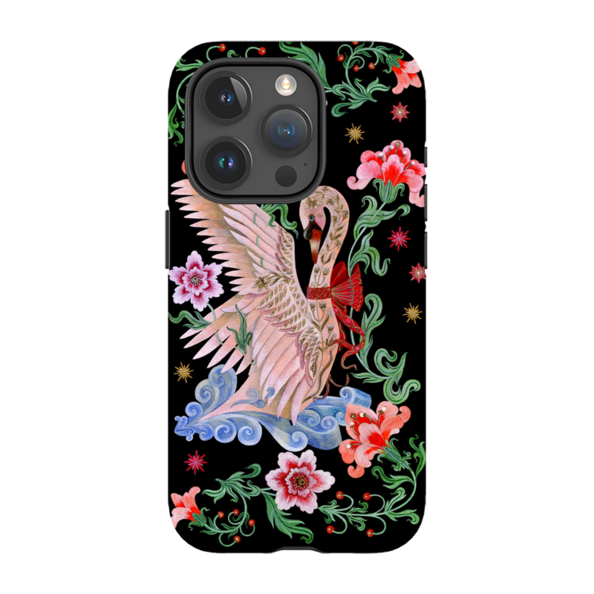 iPhone Tough  Case - Seven Swans A Swimming By Maria Matos