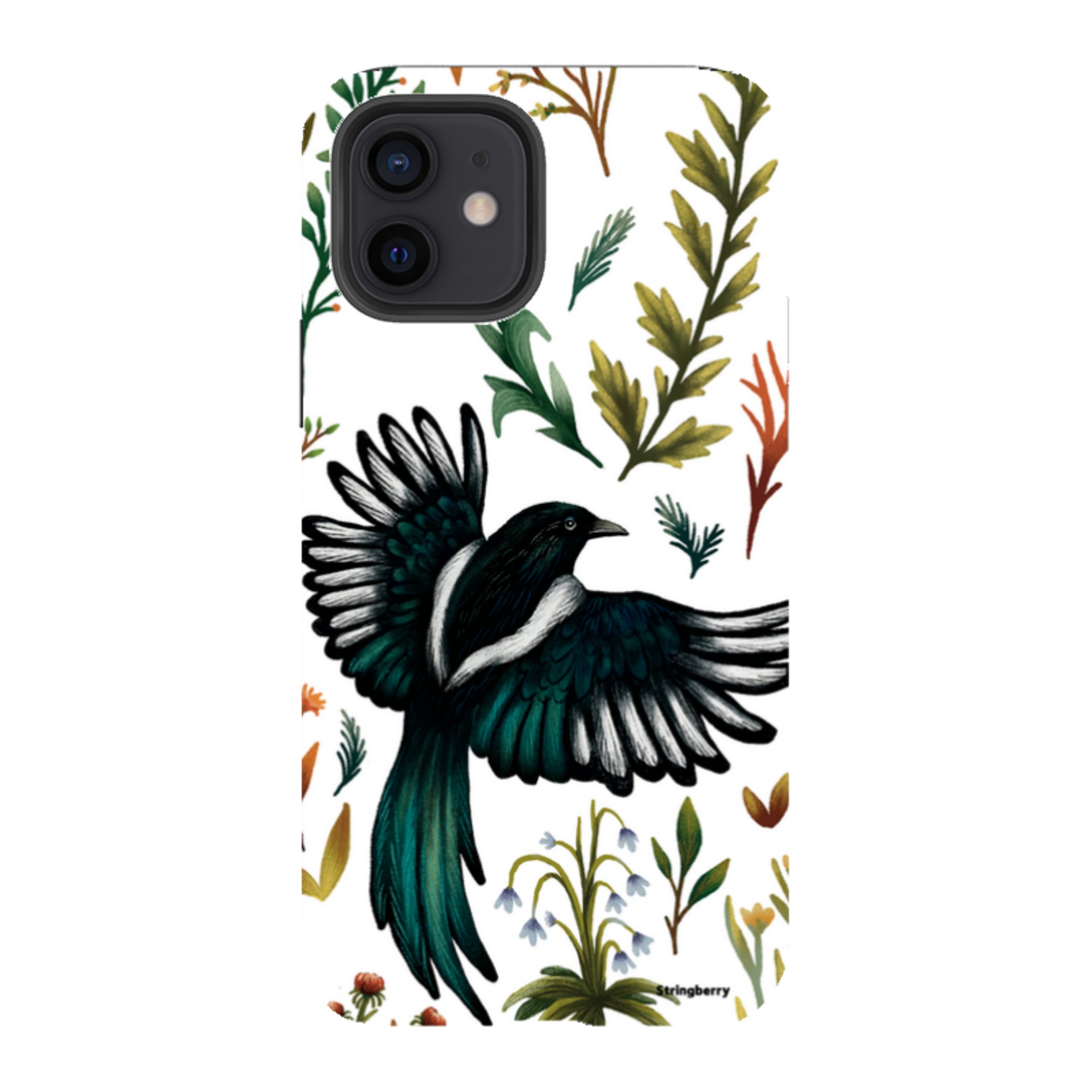 iPhone Tough Case - Magpie By Anna Stead