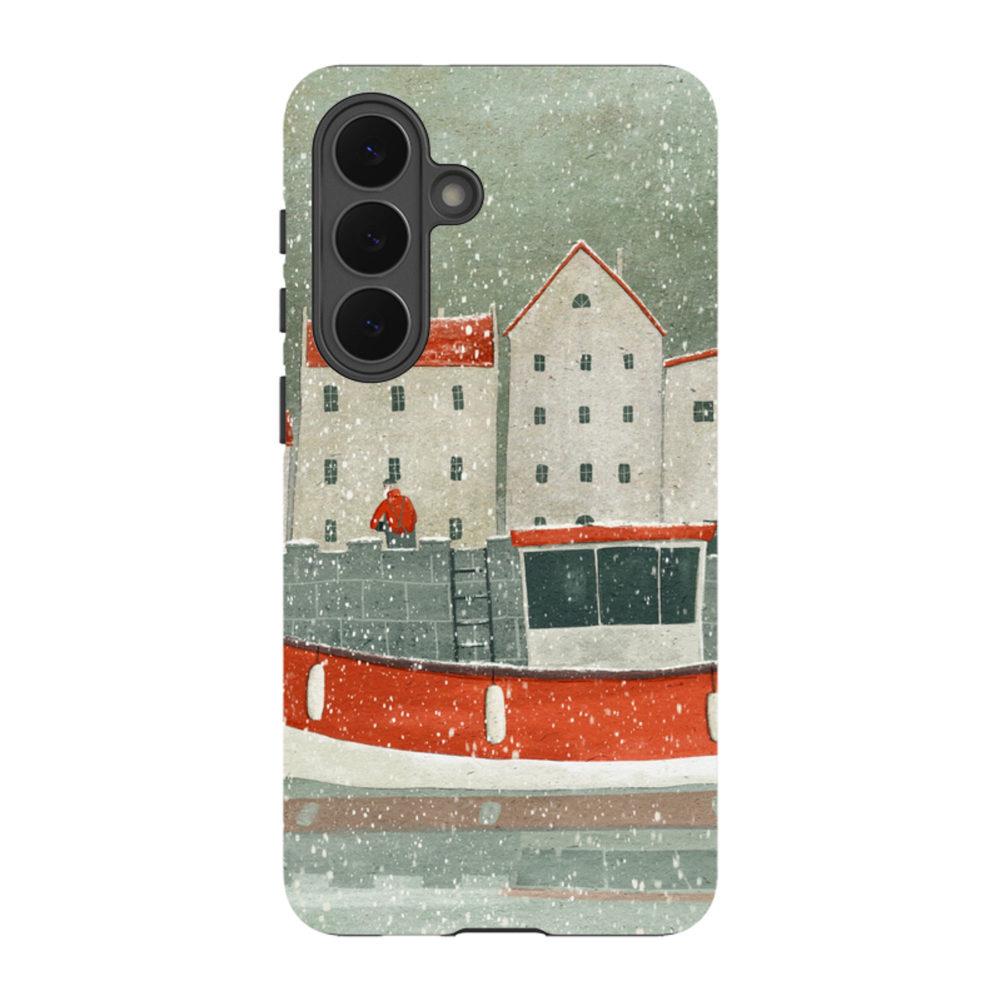 Samsung Tough Case - Christmas Harbour By Maja Lindberg