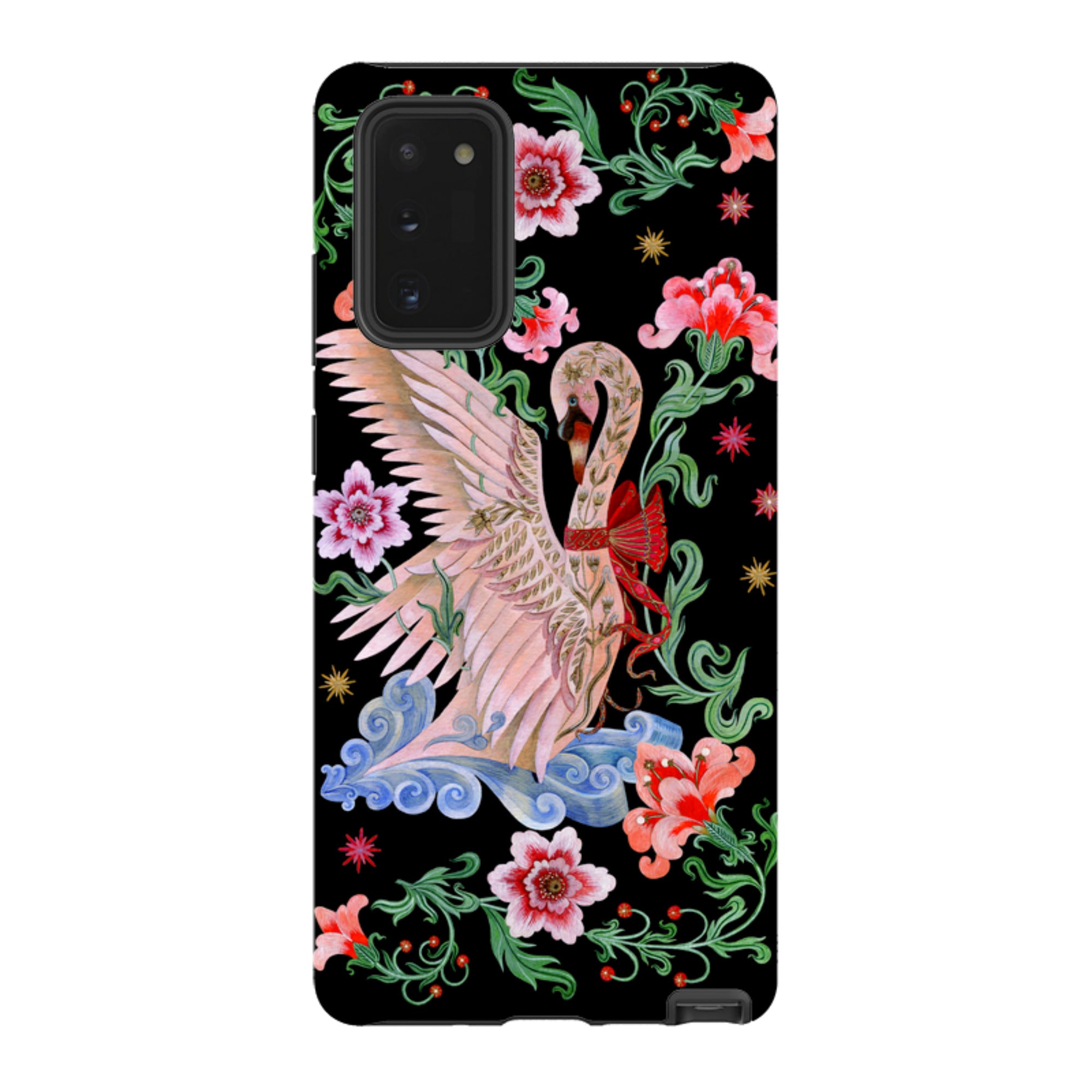 Samsung Tough  Case - Seven Swans A Swimming By Maria Matos