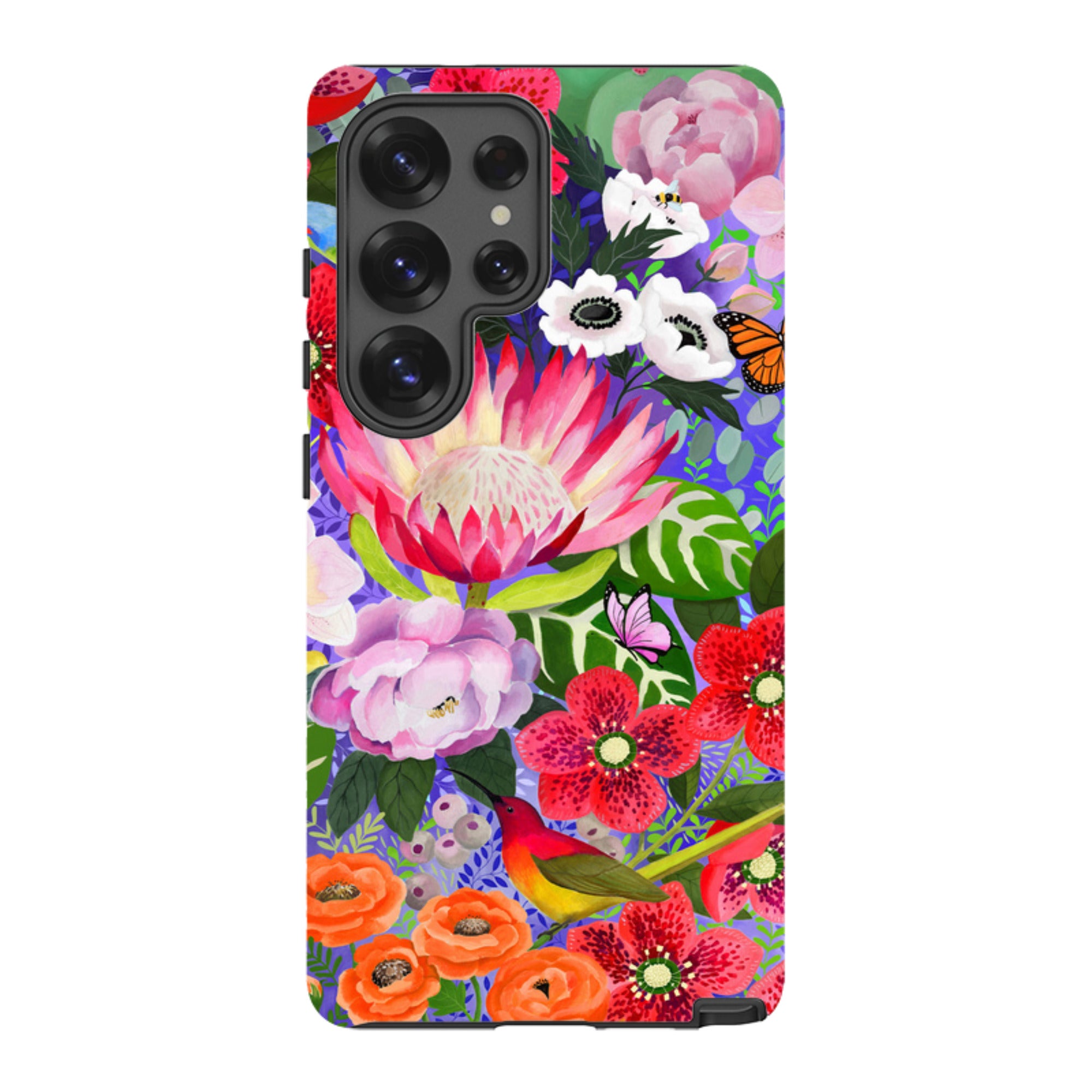 Samsung Tough Case - Exotic Birds By Bex Parkin