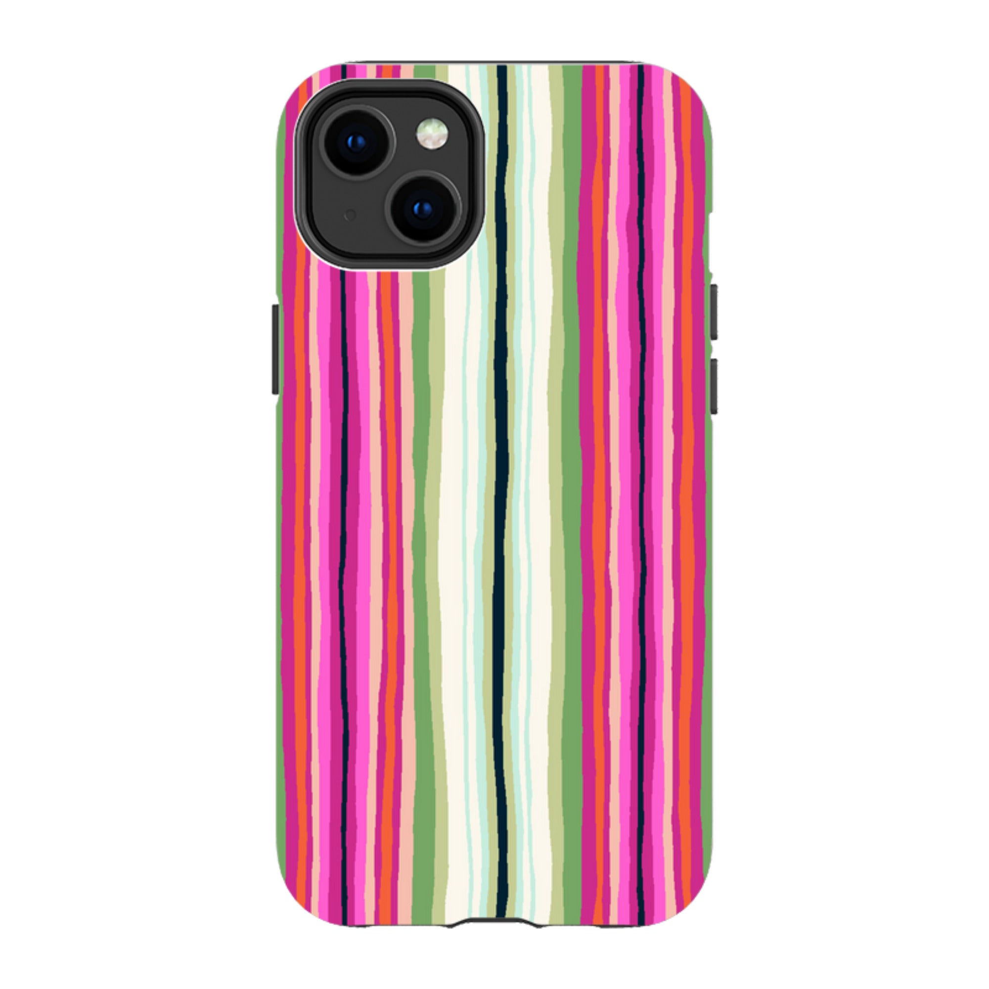 iPhone MagSafe Tough Case -  Atelier Stripe Windflower By Sarah Campbell