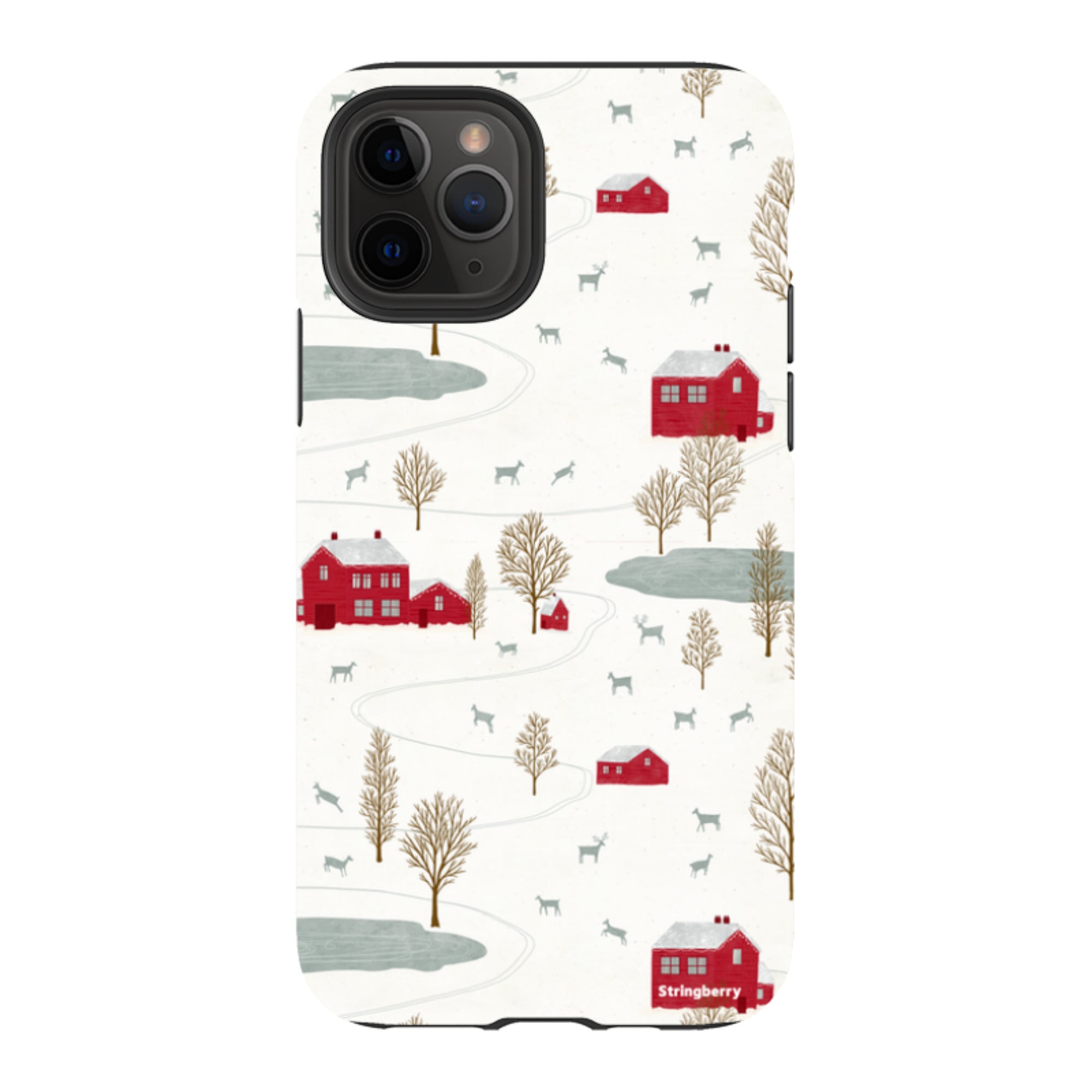iPhone Tough Case - Winter Landscape II By Katherine Quinn