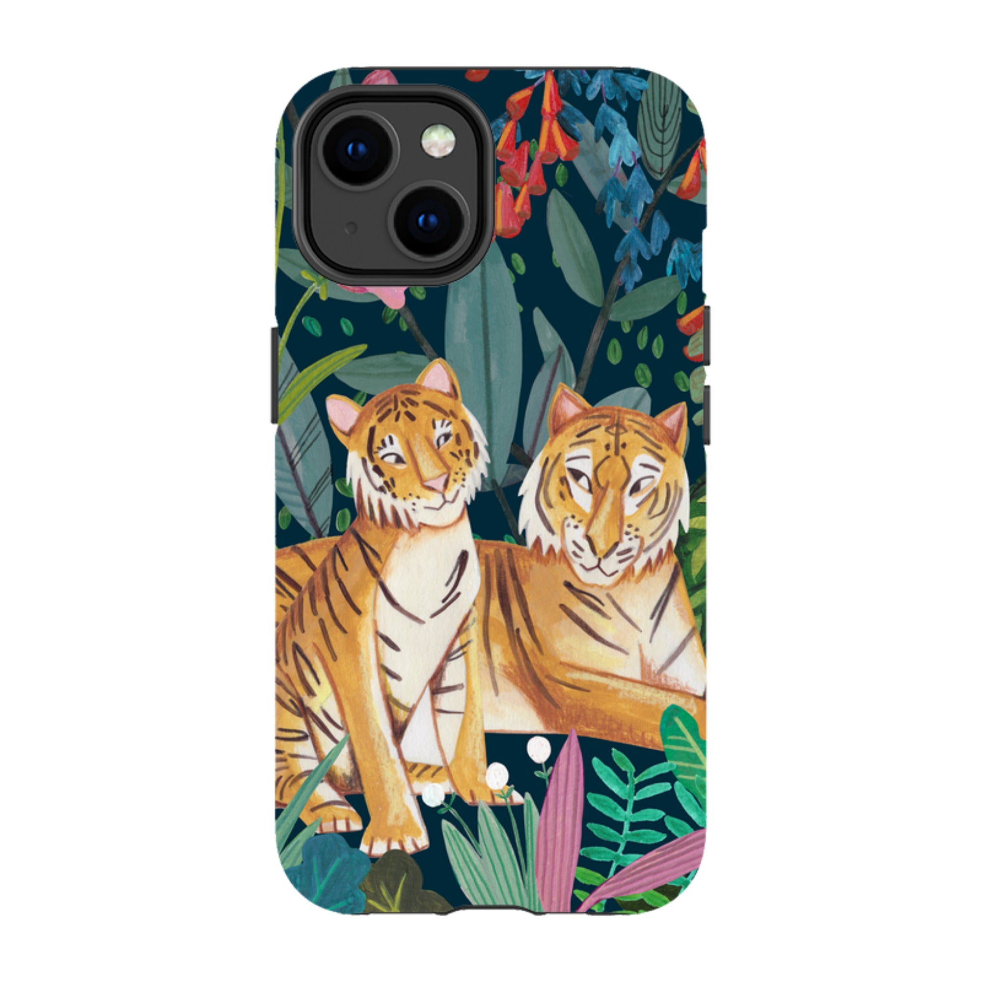 iPhone Tough Case - Tiger By Caroline Bonne Muller
