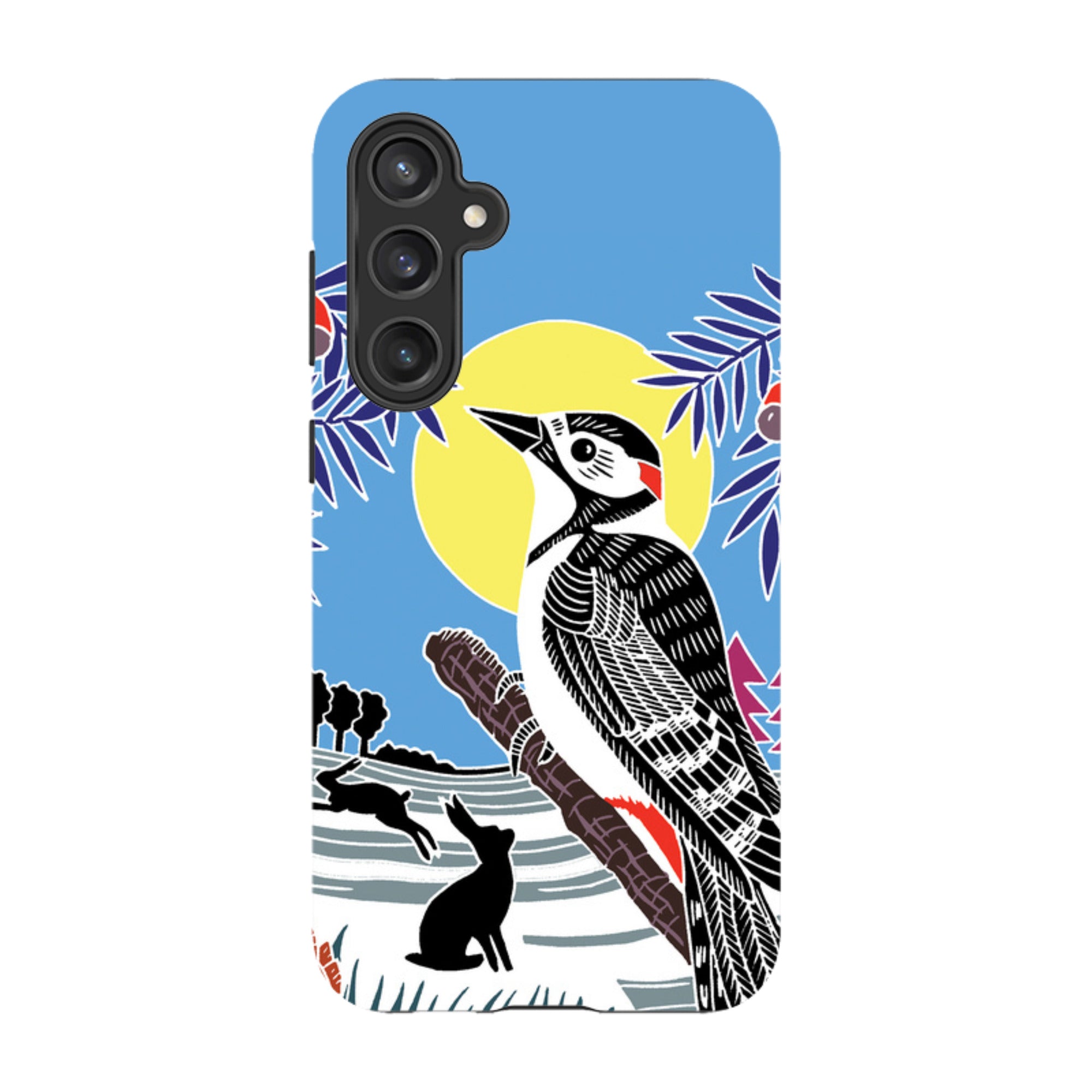 Samsung Tough Case - Woodpecker Yellow By Kate Heiss