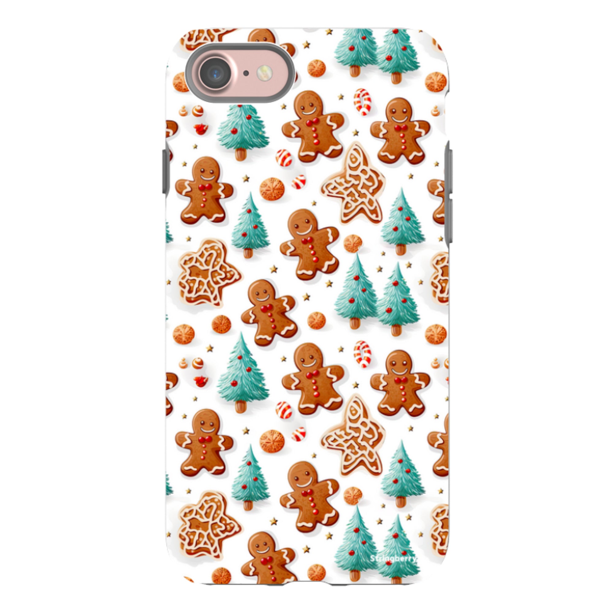 iPhone Tough Case - Ginger Bread Xmas
