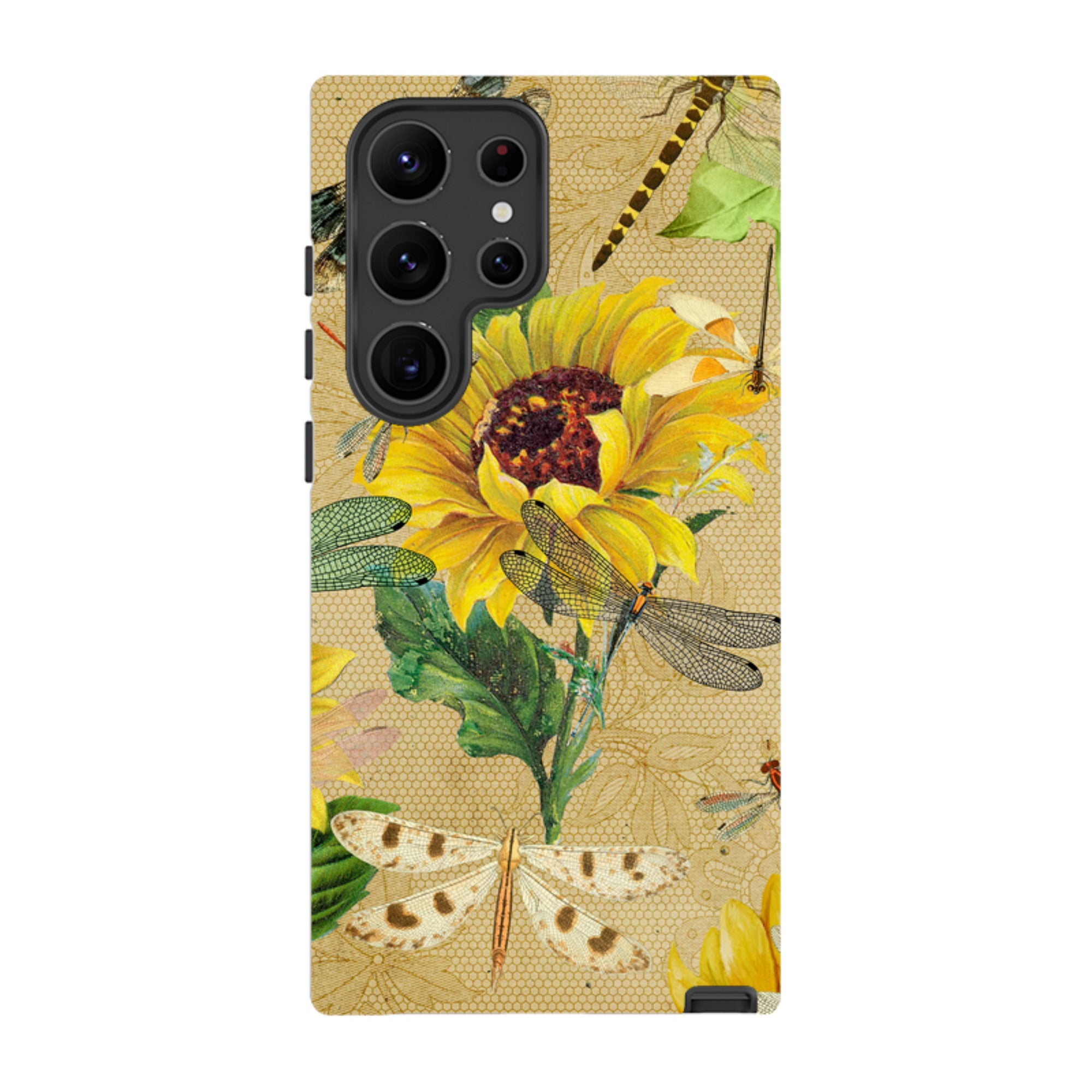 Samsung Tough Case - Dragonflies And Sunflowers