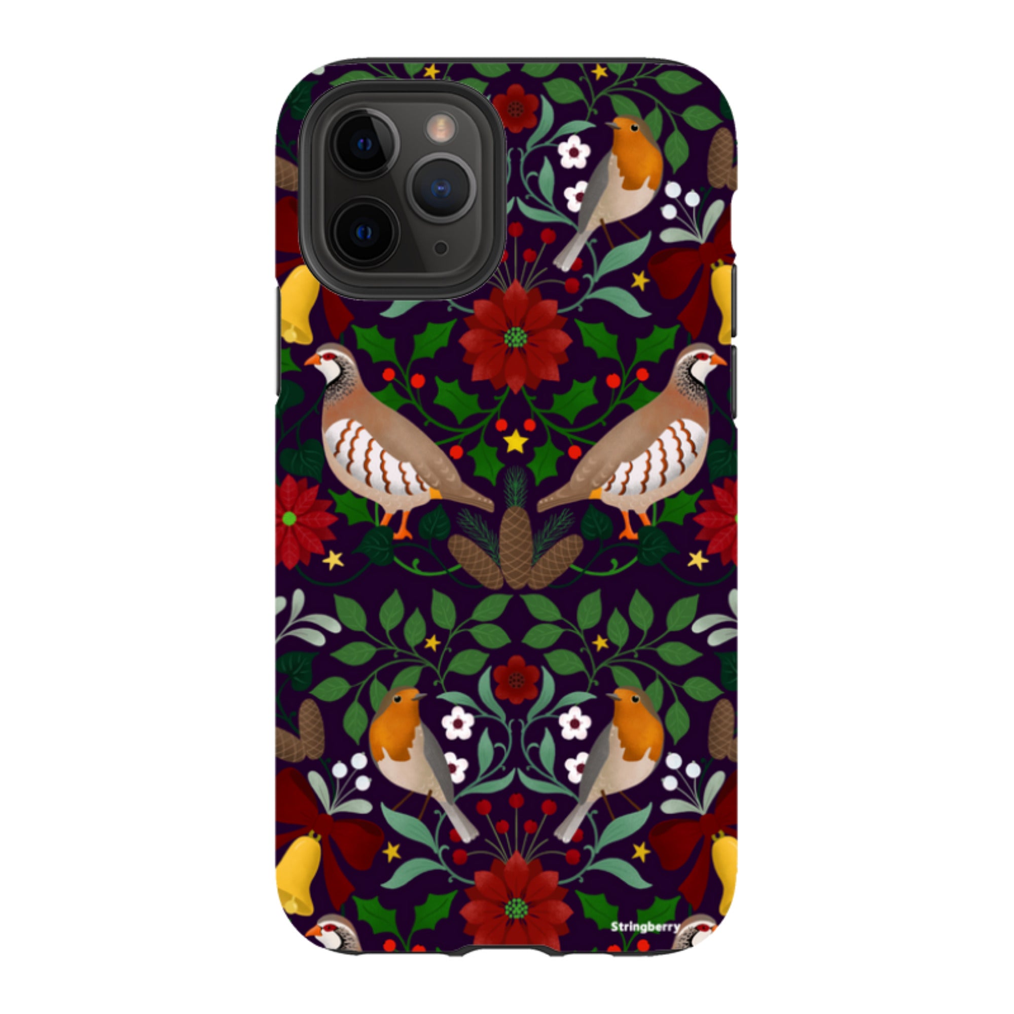 iPhone Tough Case - Xmas Pattern III By Bex Parkin