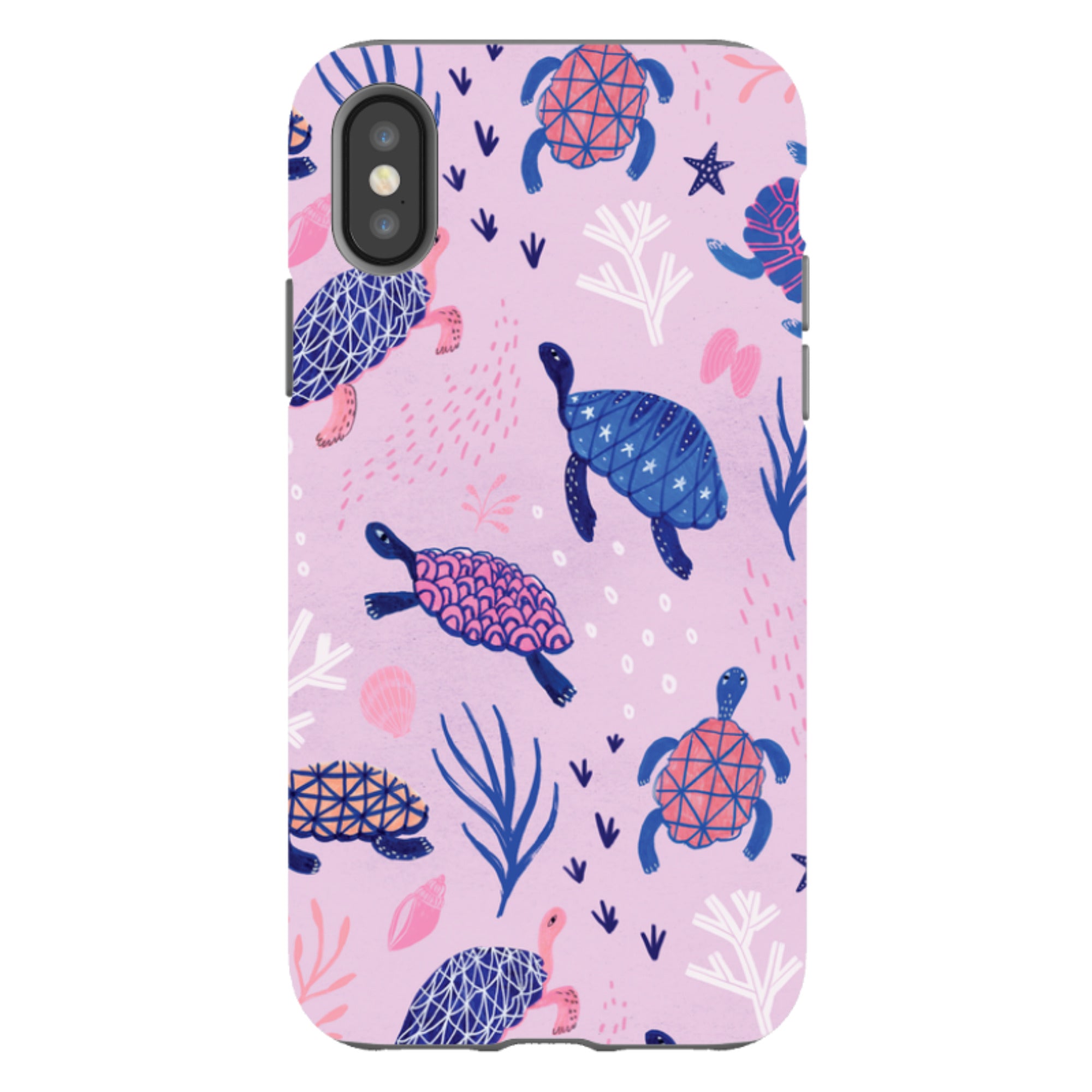 iPhone Tough Case - Turtles By Lee Foster Wilson