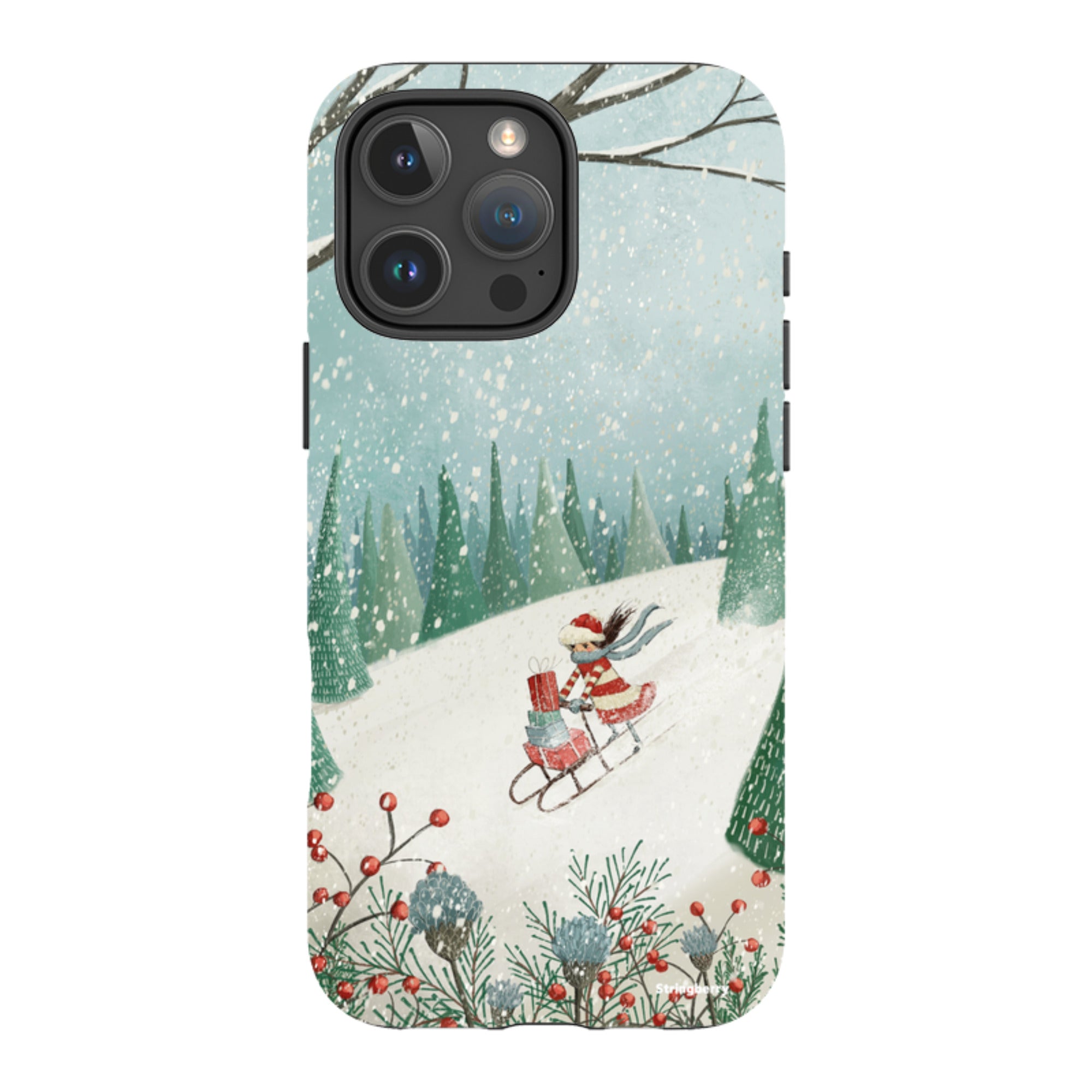 iPhone Tough Case - Sleigh Delivery By Maja Lindberg