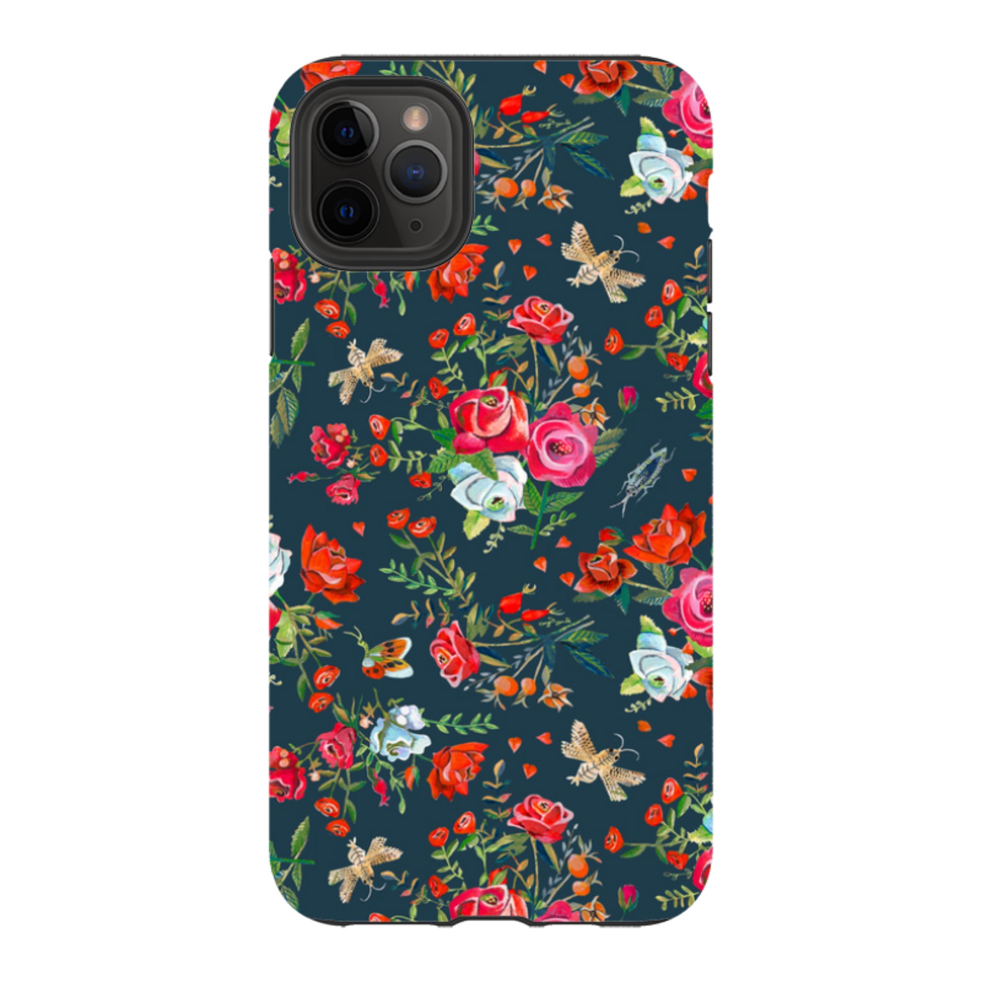 iPhone Tough Case - Blue Roses By Caroline Bonne Muller
