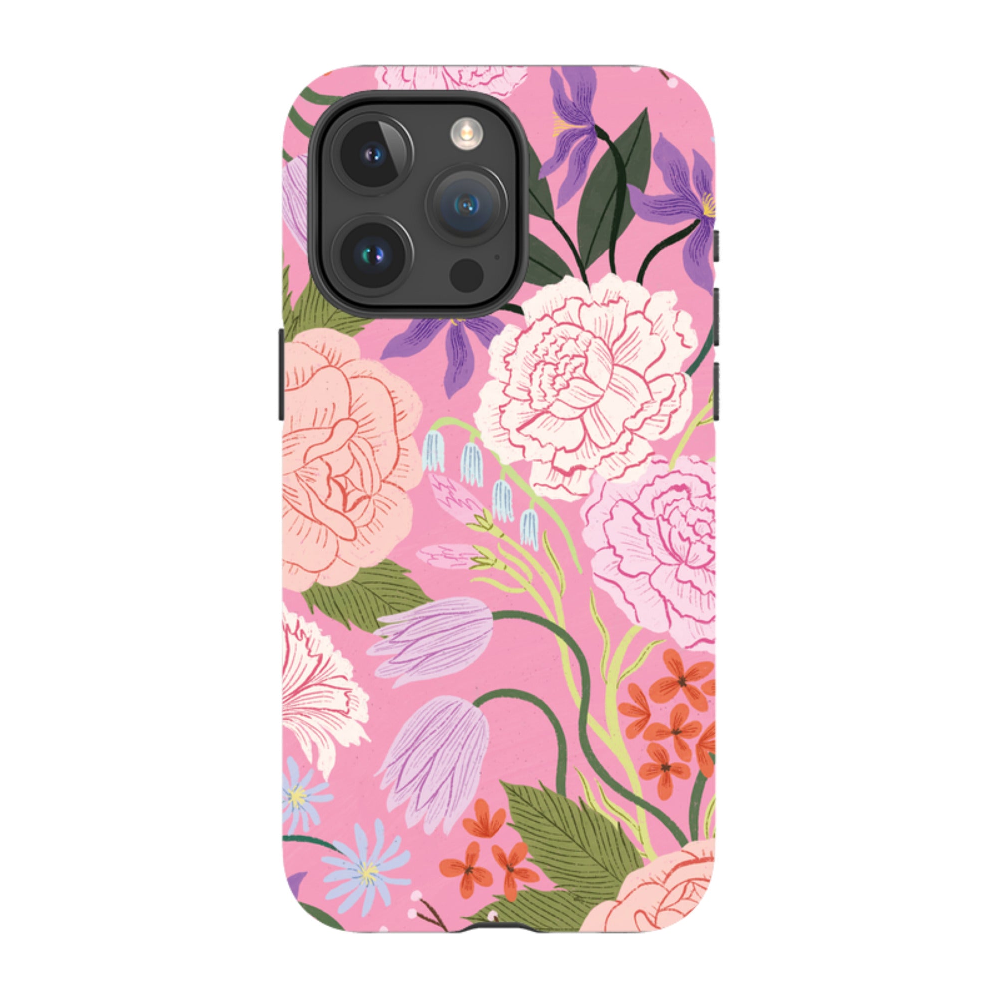 iPhone MagSafe Tough Case - All Over Blooms By Meghann Rader