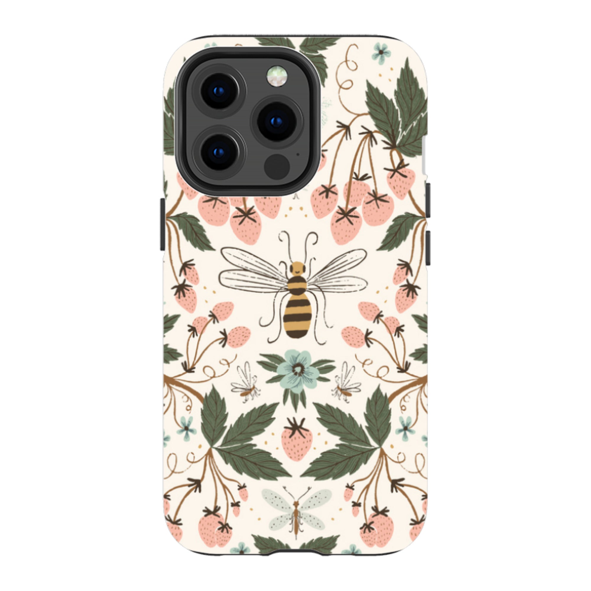iPhone MagSafe Tough Case - Bugs and Berries By Meghann Rader