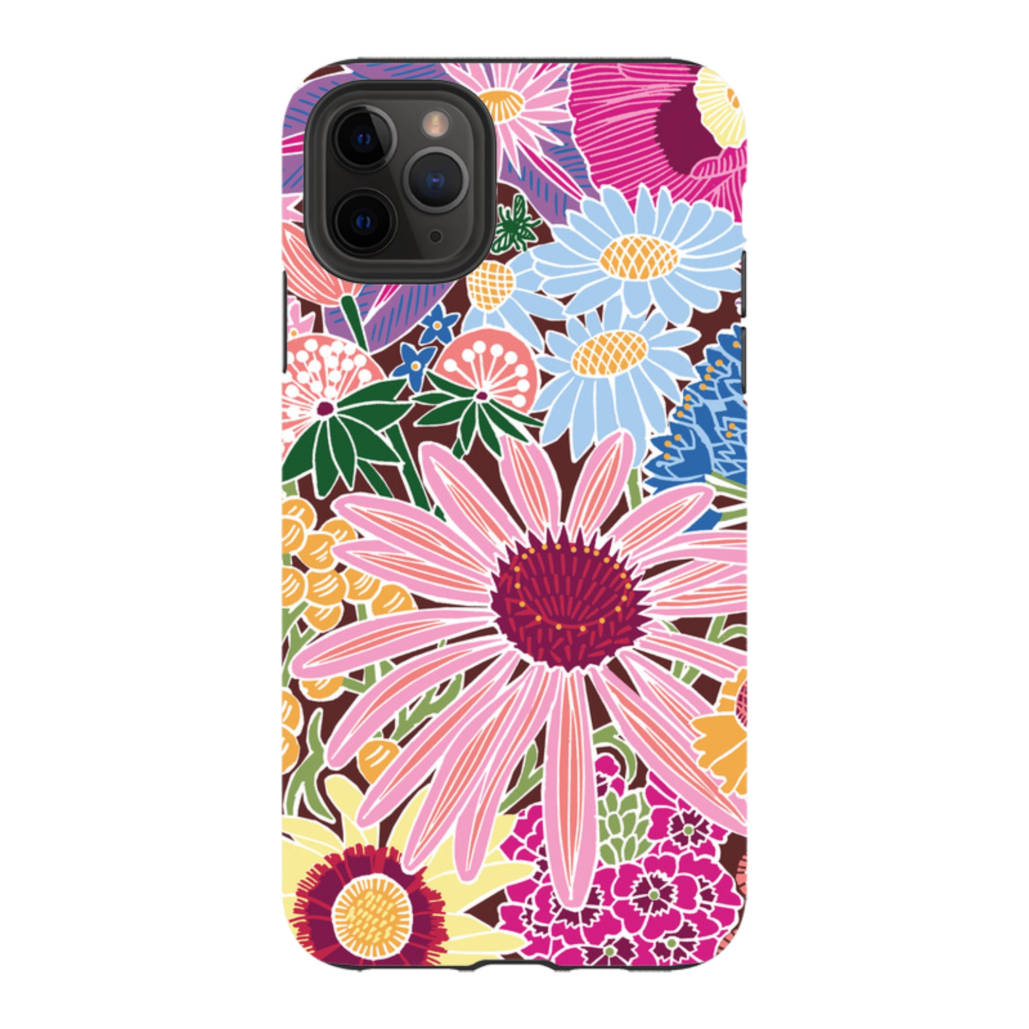 iPhone Tough Case - Jigsaw Floral 1 By Kate Heiss