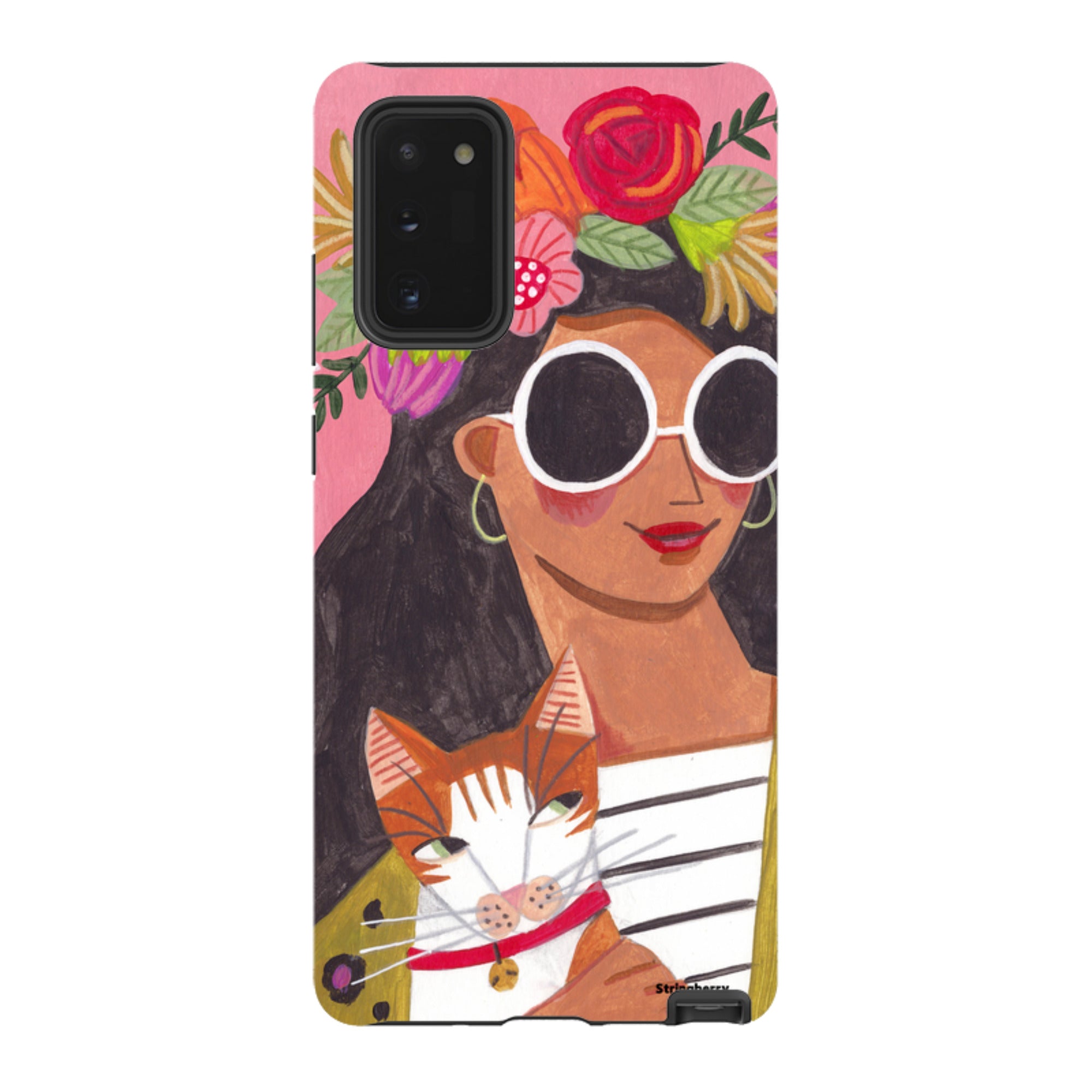 Samsung Tough Case - Woman & Cat By Caroline Bonne Muller
