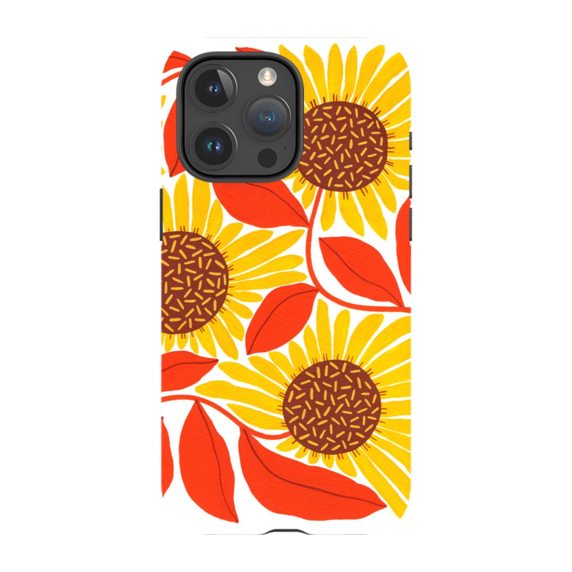 iPhone Tough Case - Sunflower By Madalina Andronic