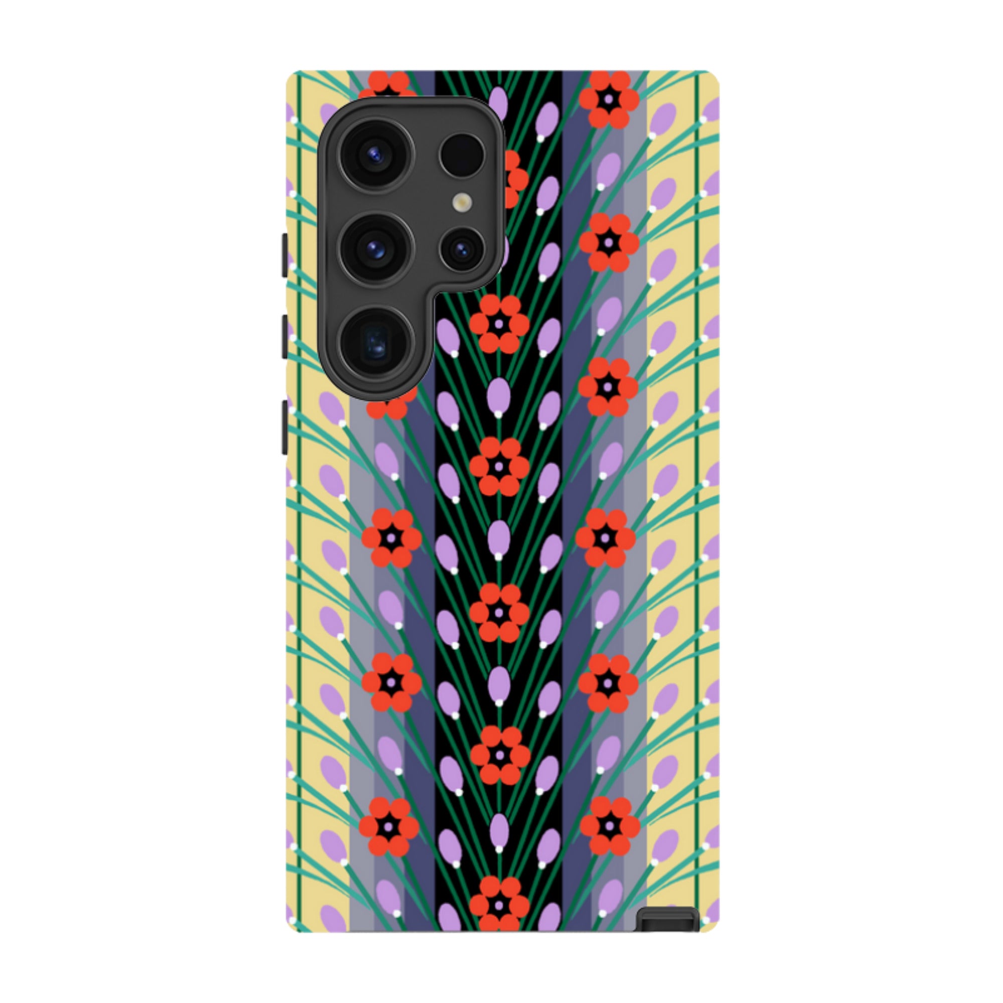 Samsung Tough  Case - Lavender Yellow By Cressida Bell