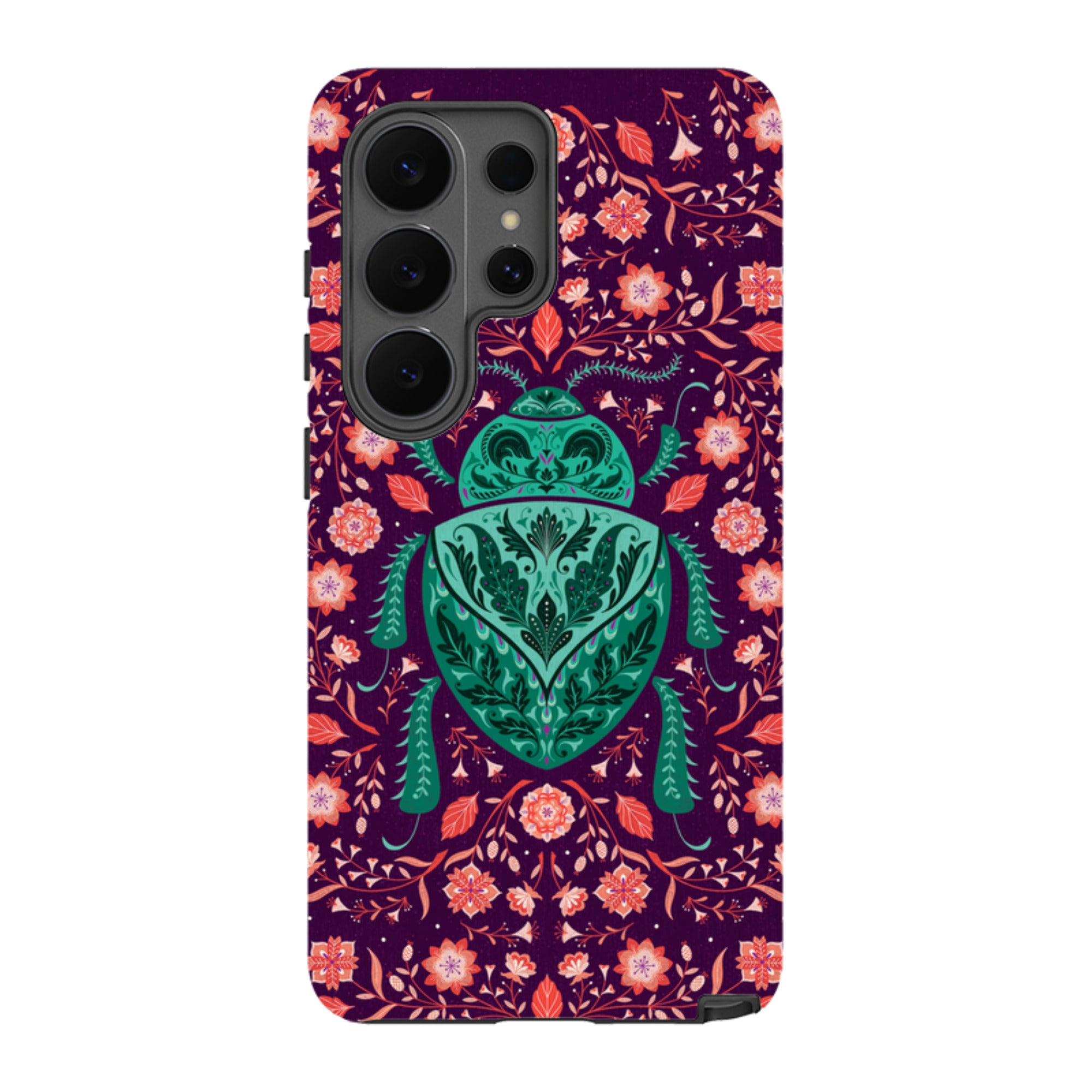 Samsung Tough Case - Beetle By Jenny Zemanek
