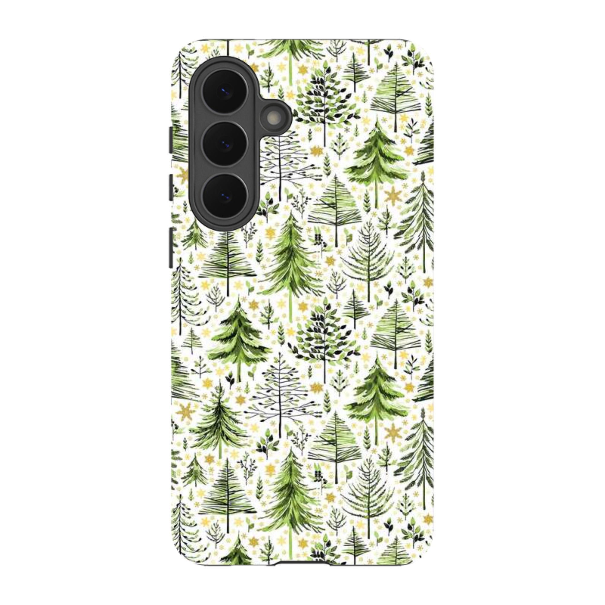 Samsung Tough Case - Green Xmas Trees By Elisabeth Haager