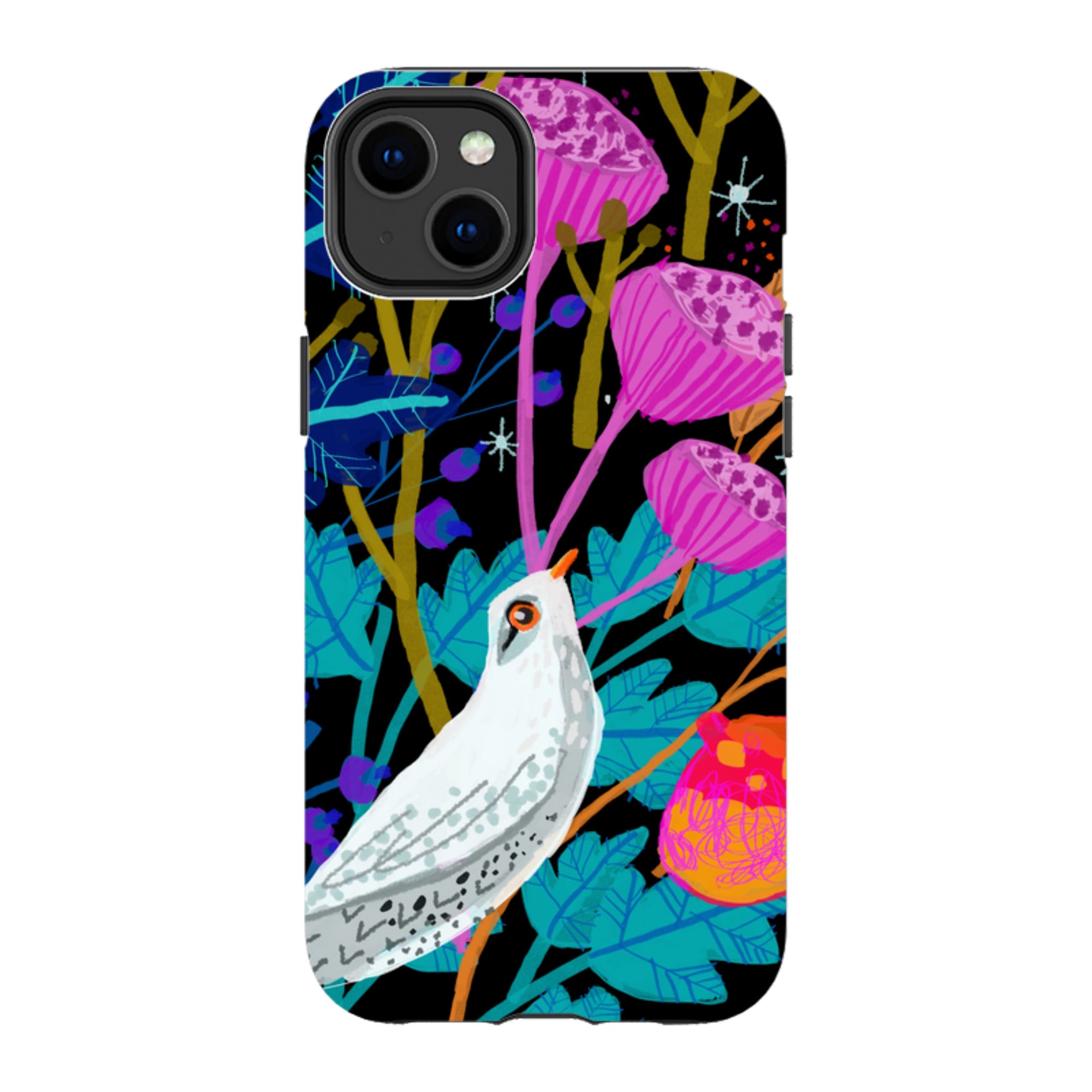 iPhone MagSafe Tough Case -  White Bird By Claire West