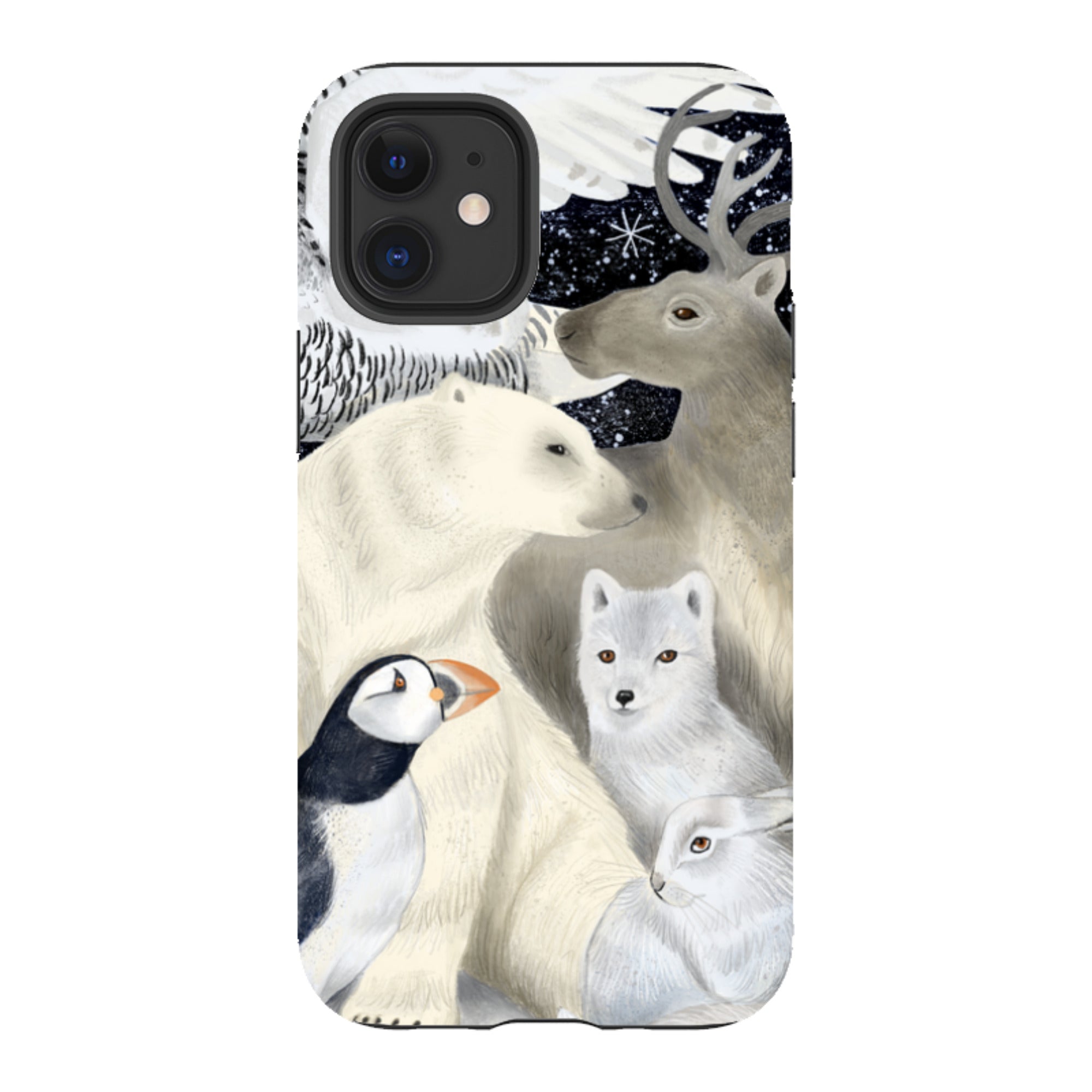 iPhone Tough Case - Creatures Of The North By Bex Parkin