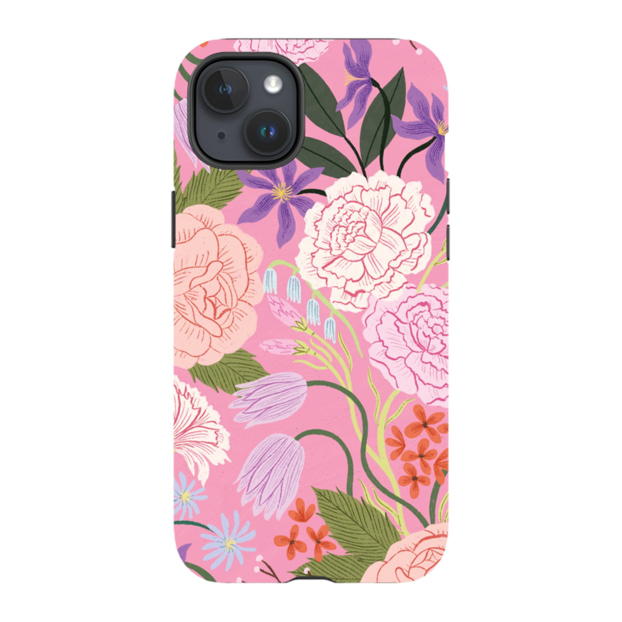 iPhone Tough Case - All Over Blooms By Meghann Rader