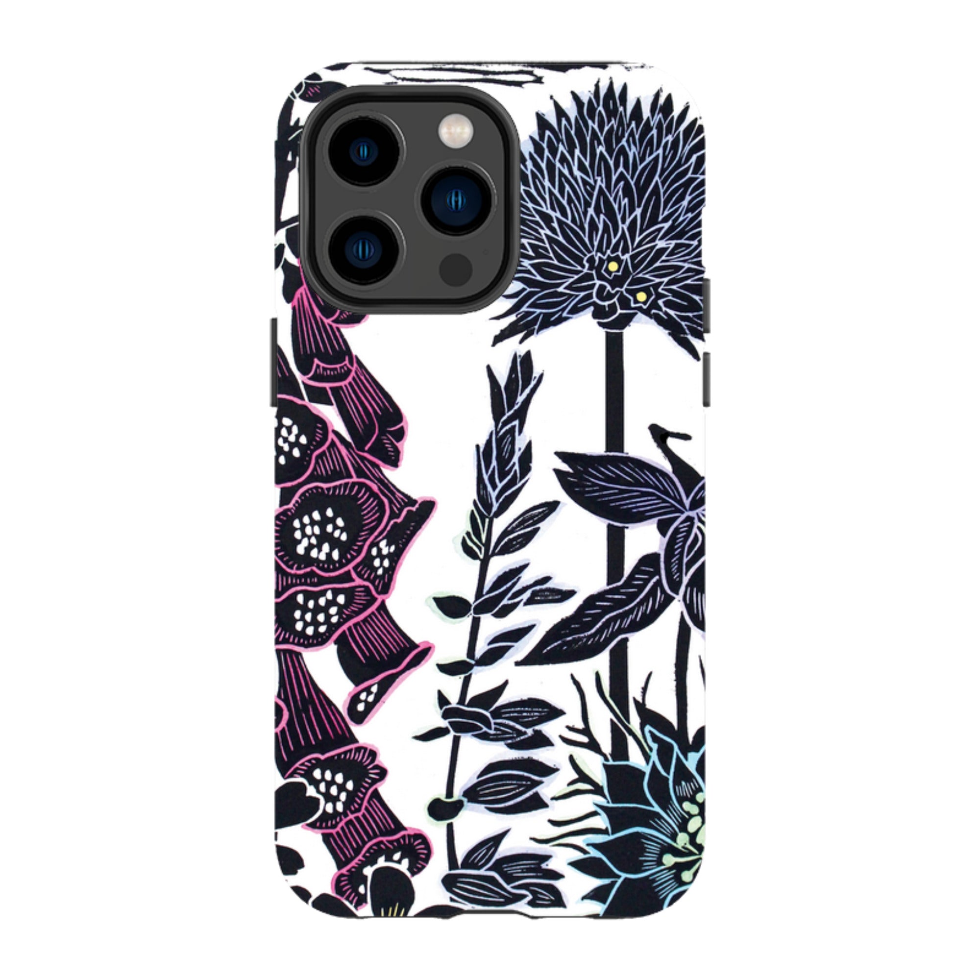 iPhone Tough Case - Foxgloves By Kate Heiss