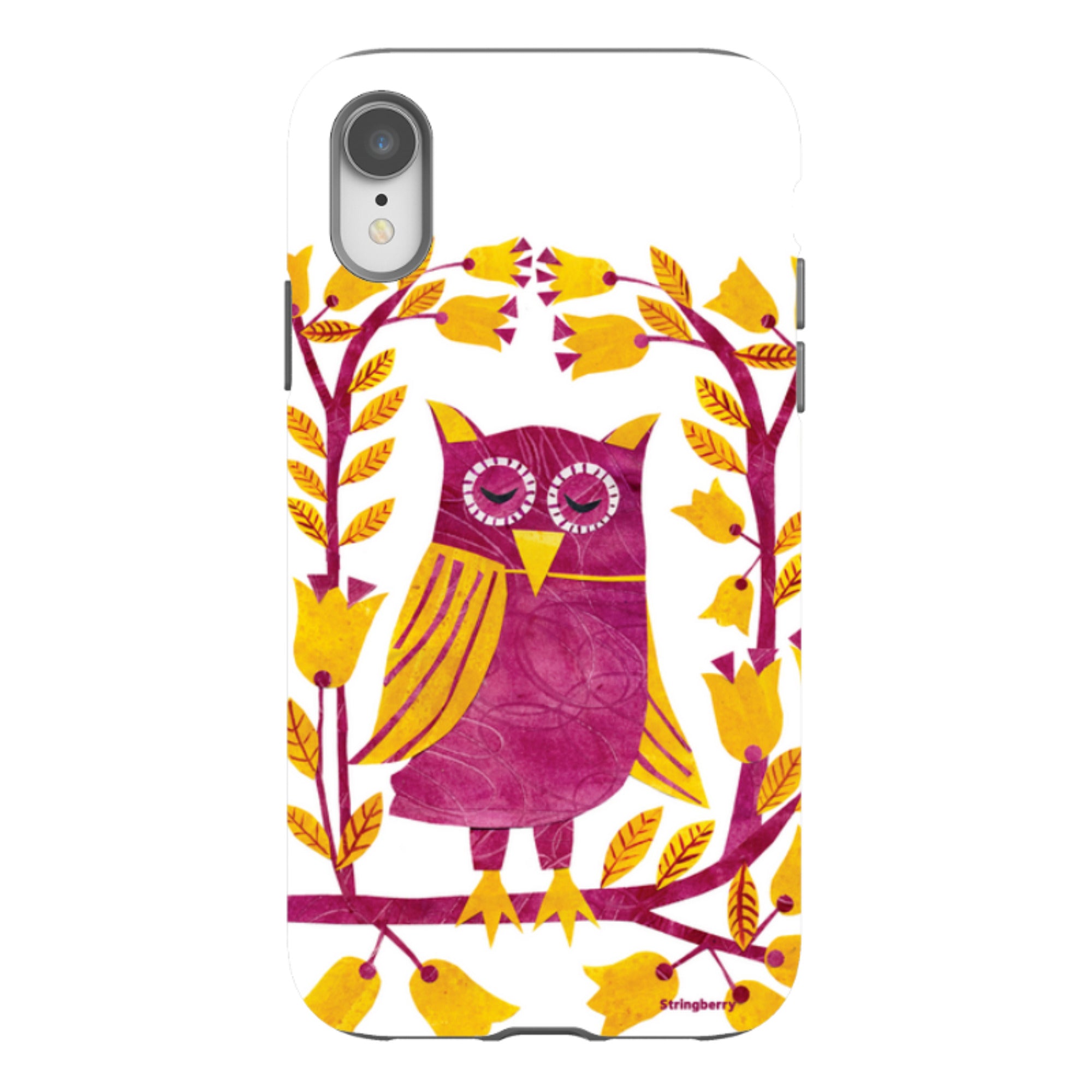 iPhone Tough Case - Folk Owl By Tracey English