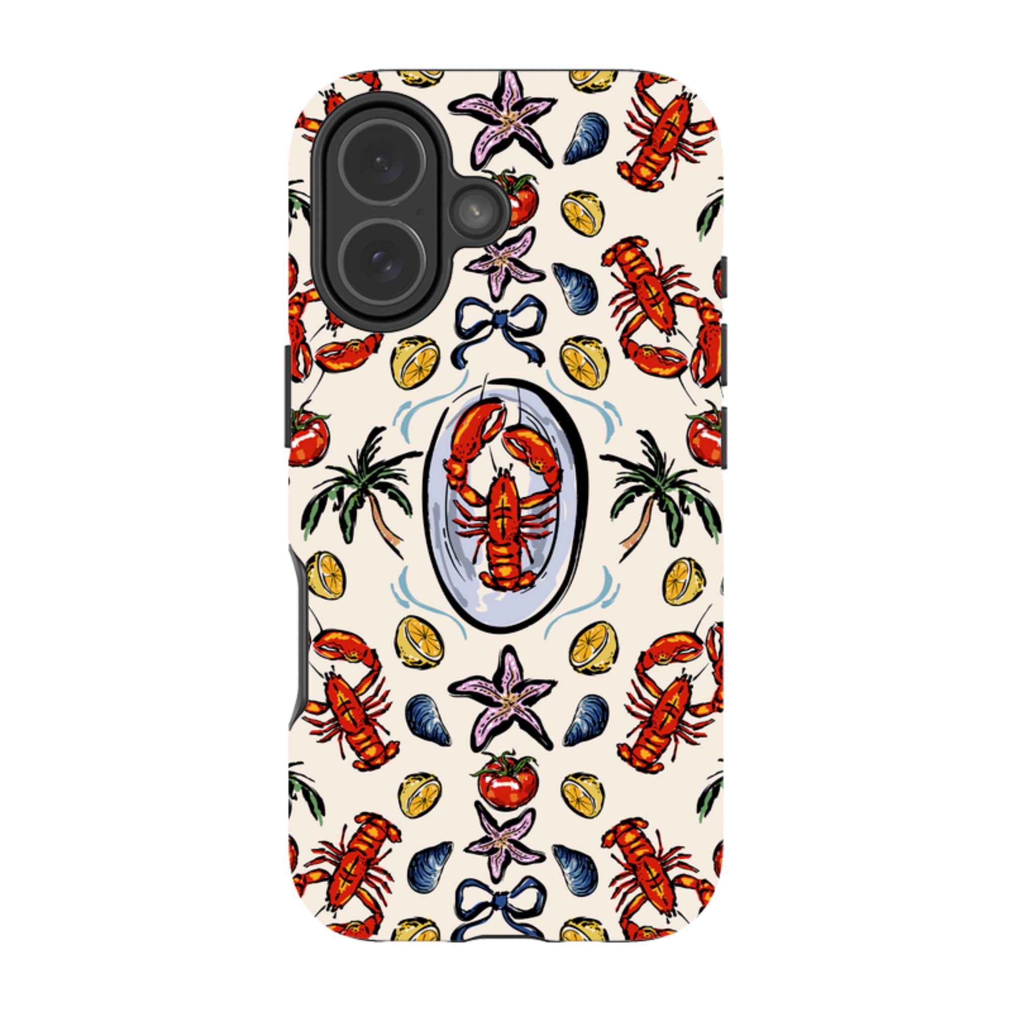iPhone Case - Seafood and Palm Trees