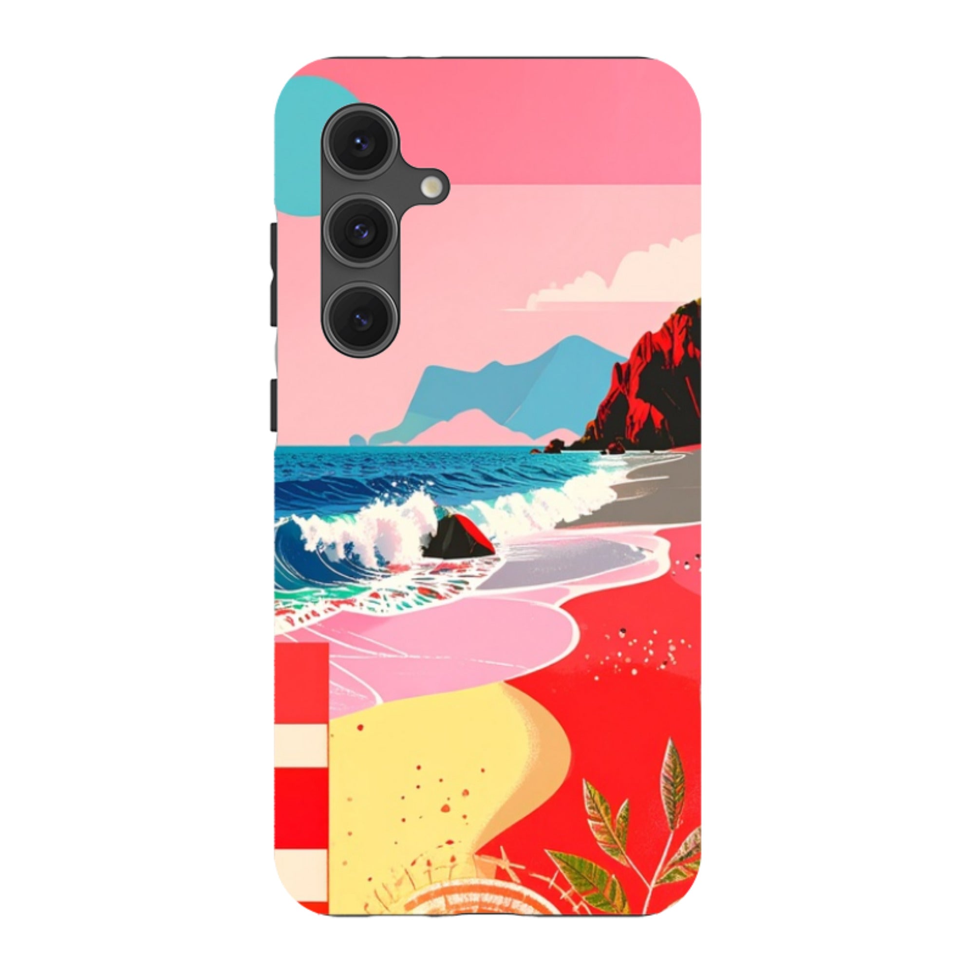 Samsung Tough Case - Red Beach