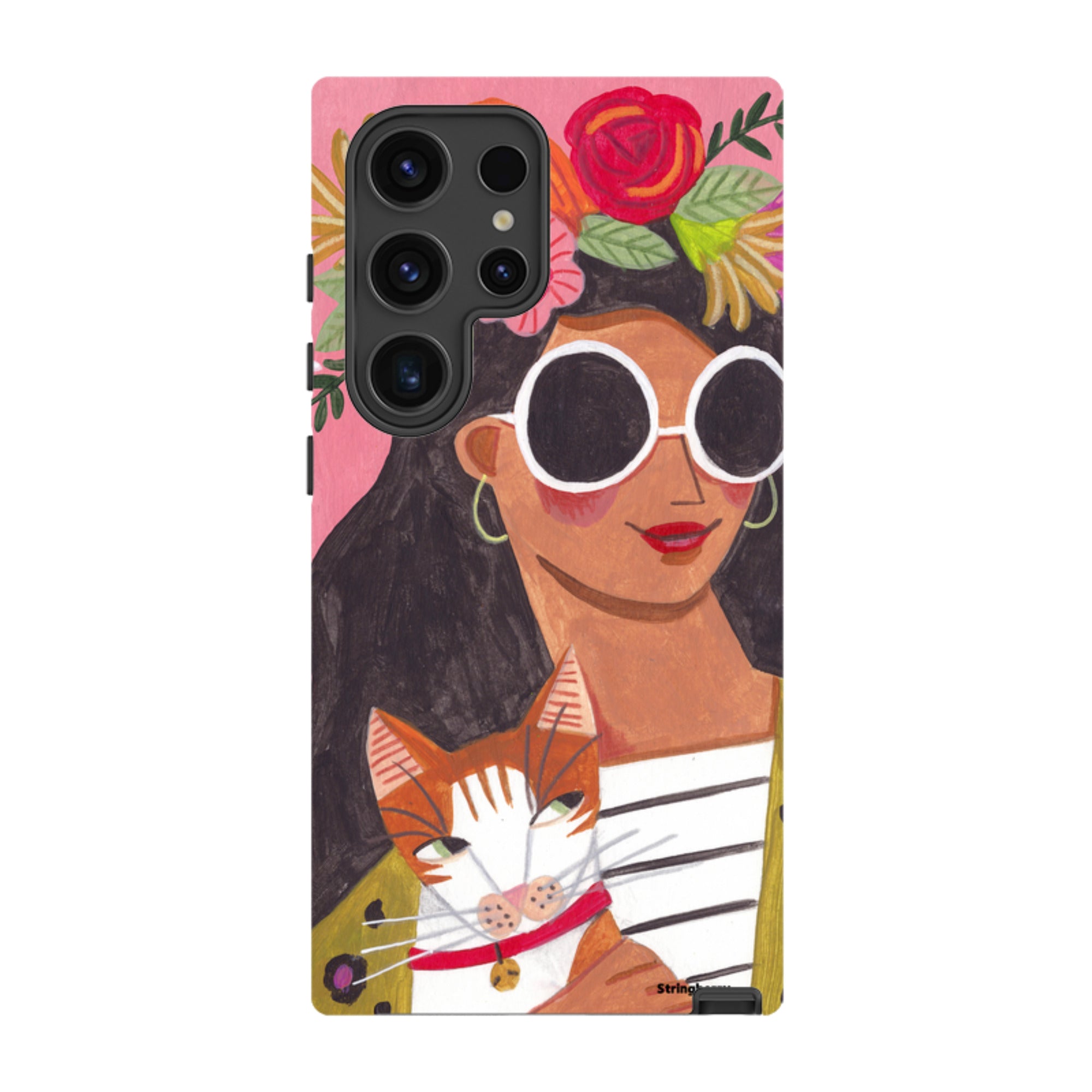 Samsung Tough Case - Woman & Cat By Caroline Bonne Muller