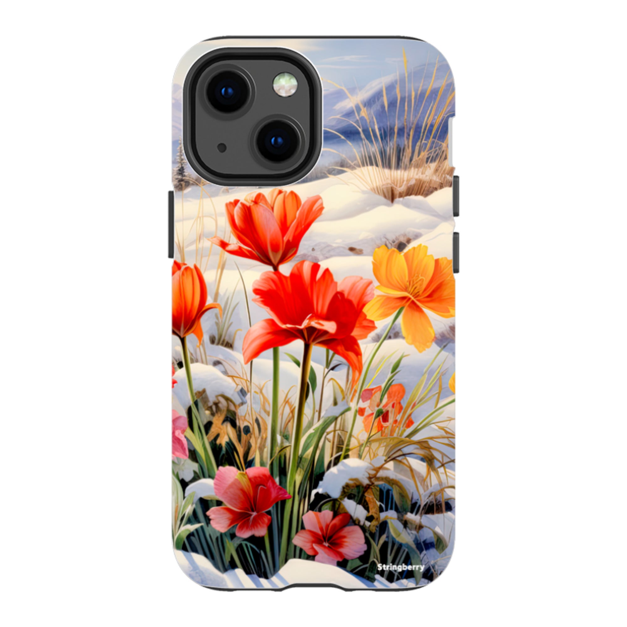 iPhone Tough Case - Winter Wild Flowers III