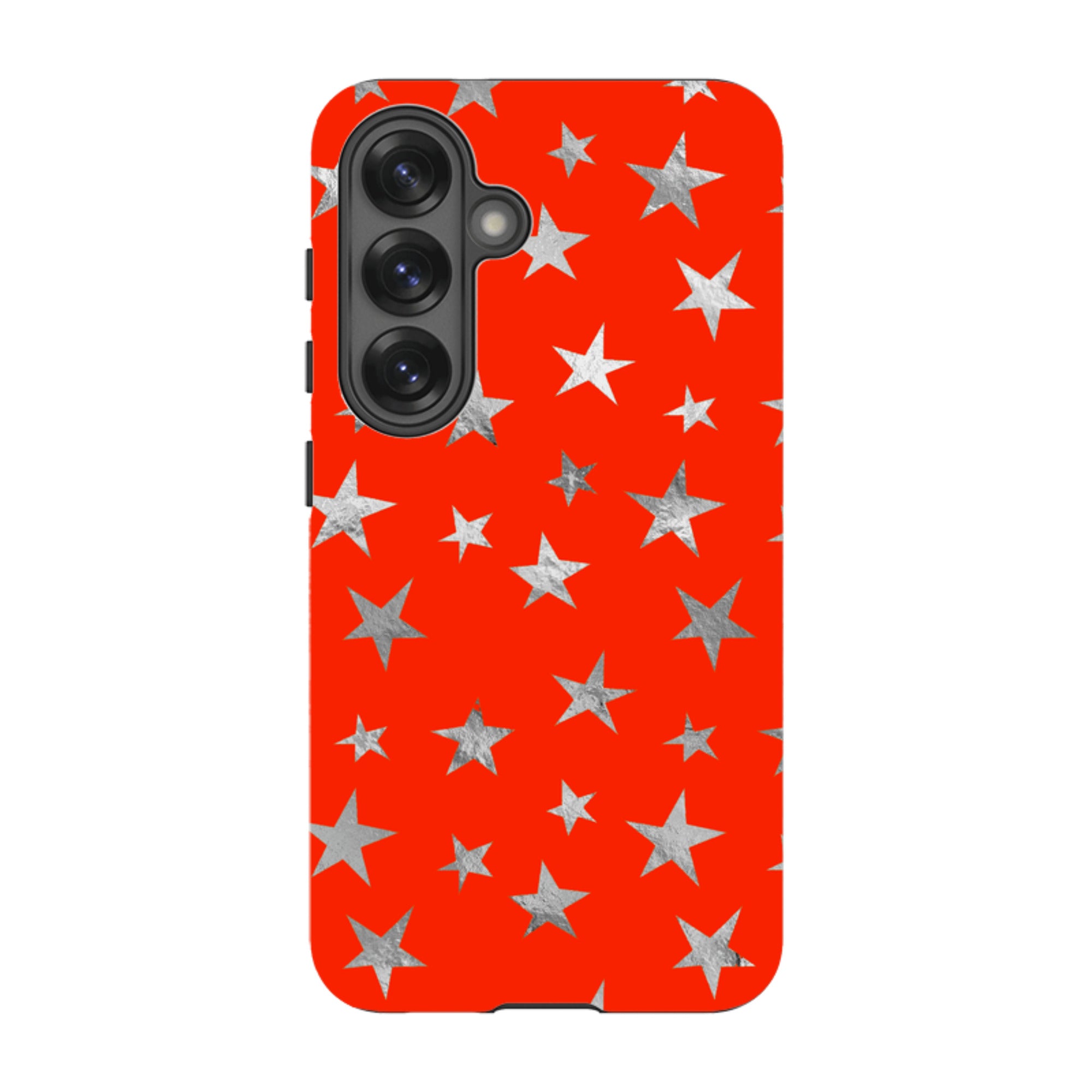 Samsung Tough Case - Red and Silver Stars