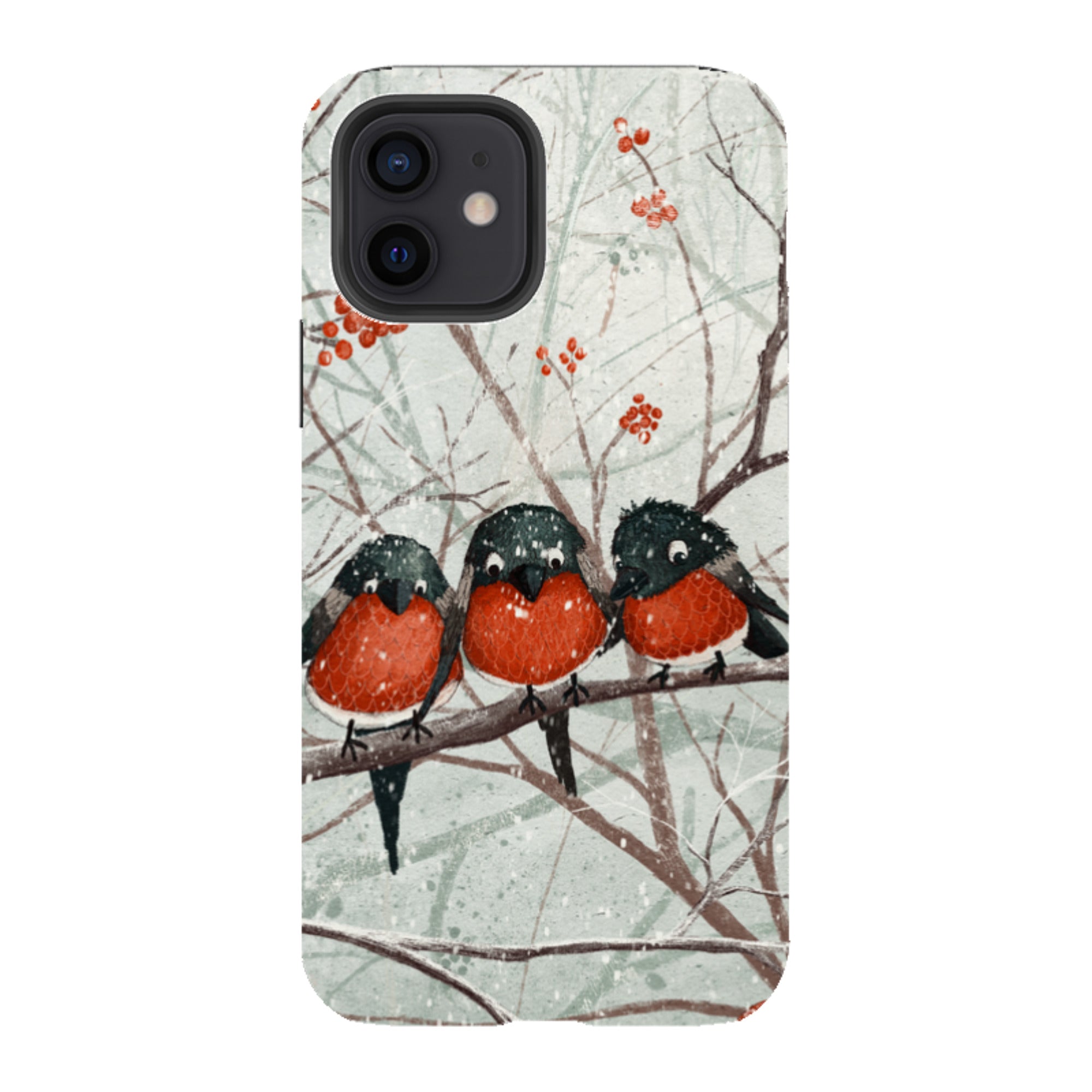 iPhone Tough Case - Frosted Branches By Maja Lindberg