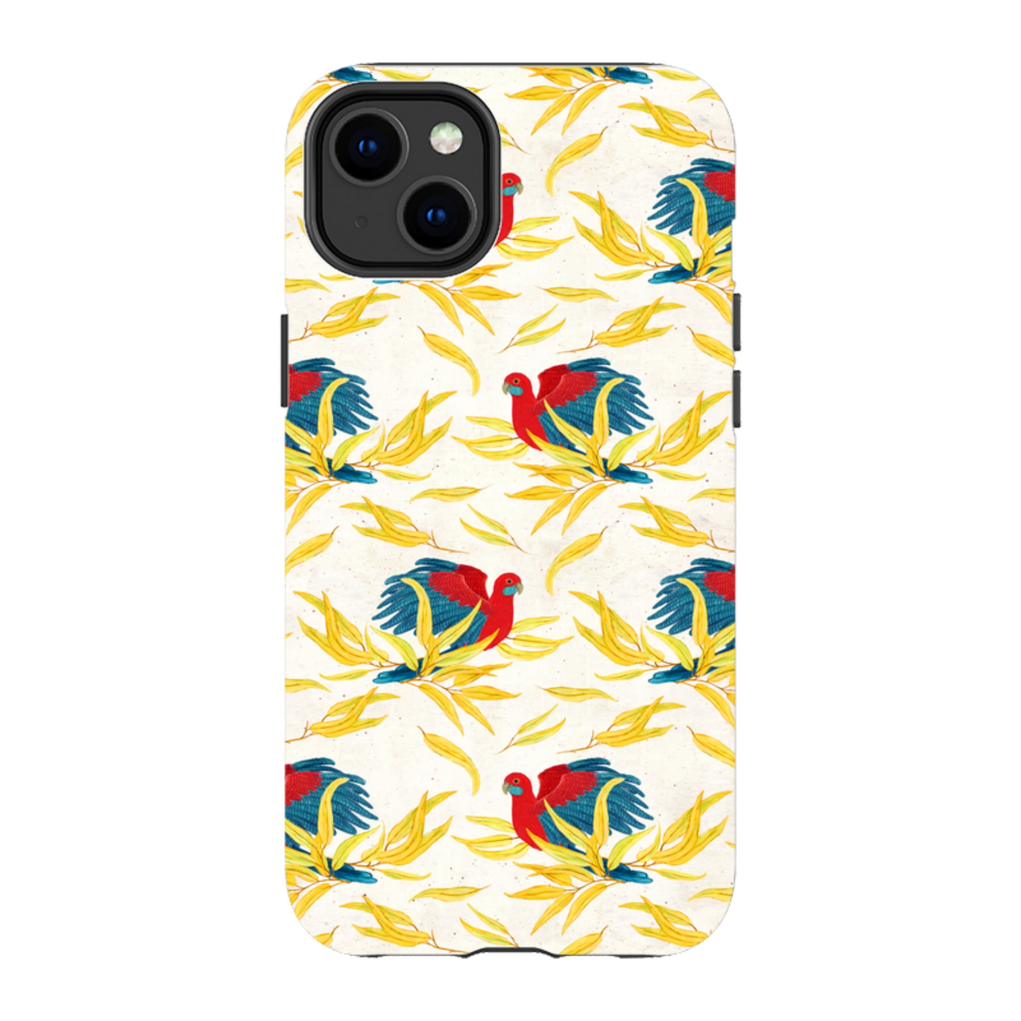 iPhone MagSafe Tough Case - Crimson Rosella By Katherine Quinn
