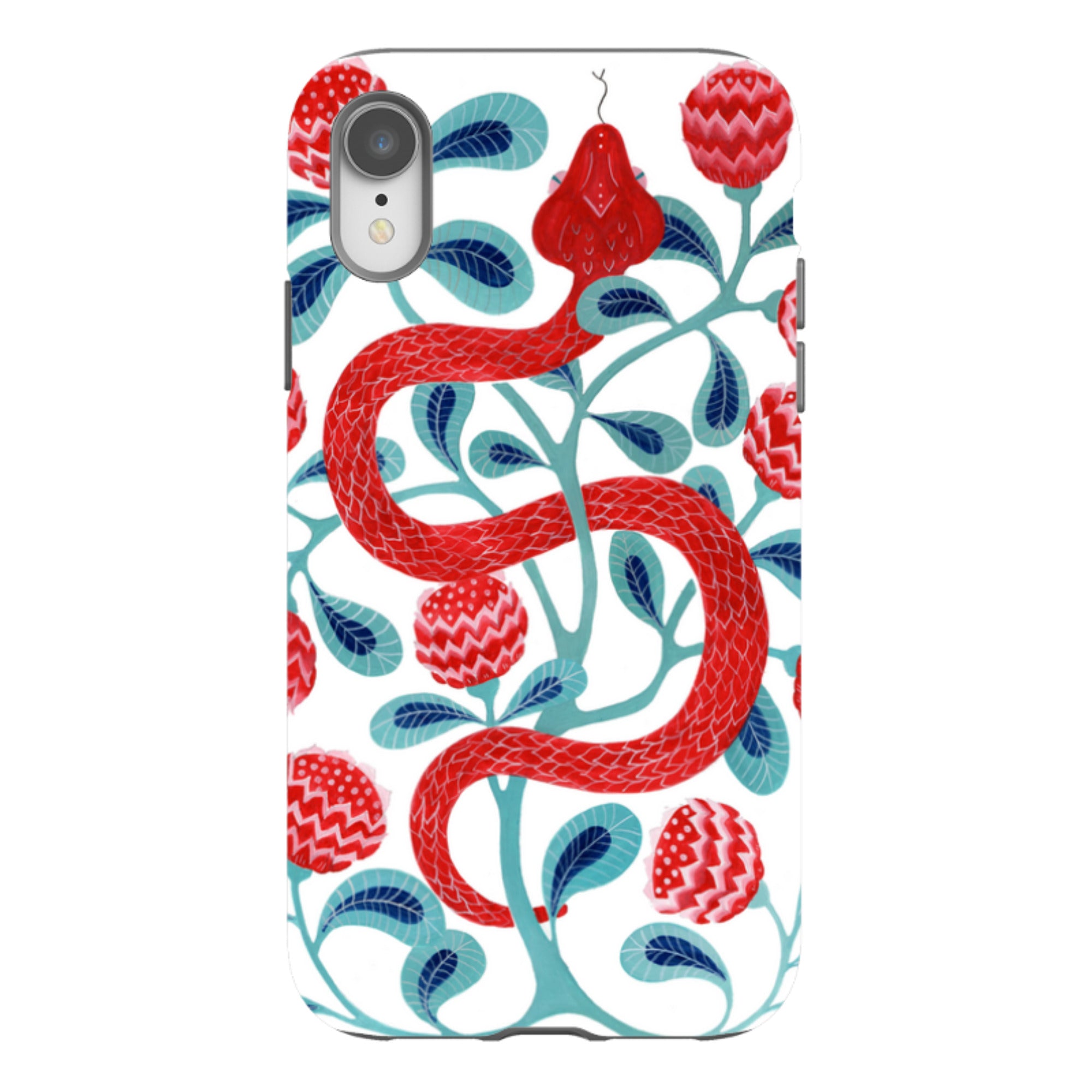 iPhone Tough Case - Redsnake By Bex Parkin
