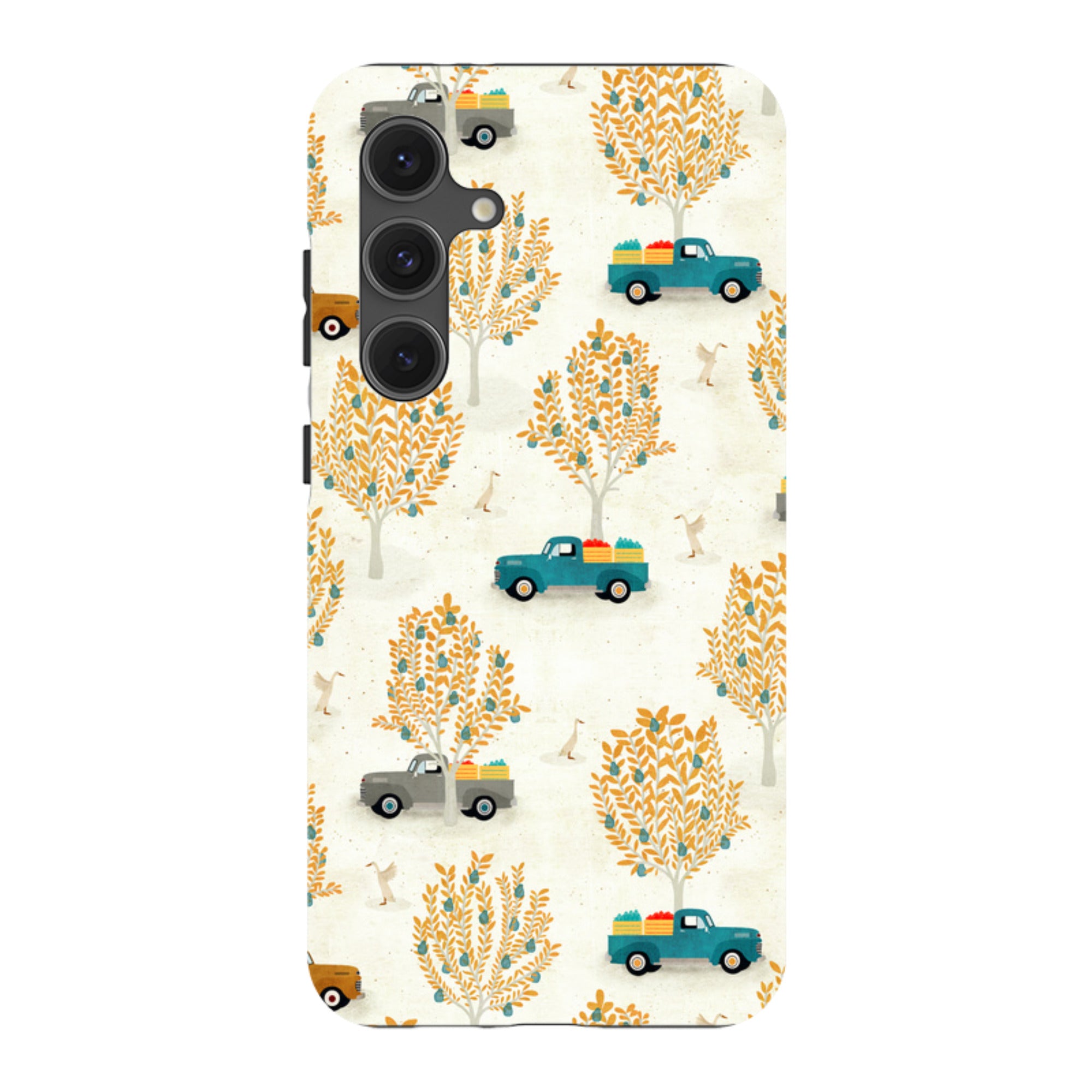 Samsung Tough Case - Pear Trees and Trucks By Katherine Quinn