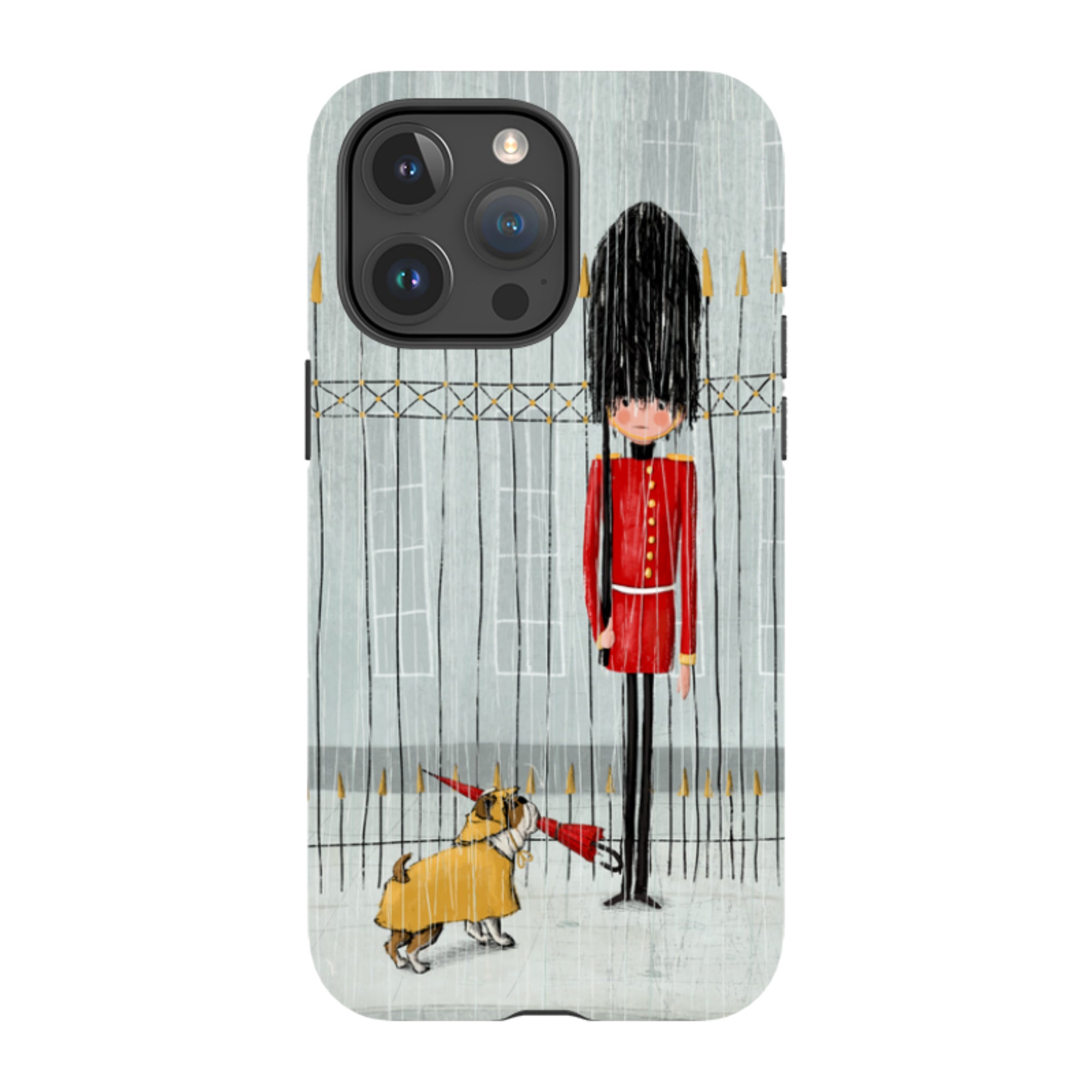 iPhone Tough Case - London In Rain By Maja Lindberg