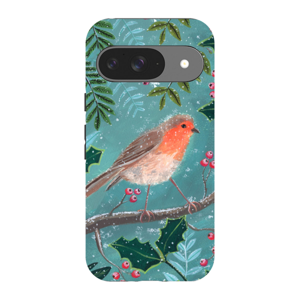 Google Tough Case - Christmas Robin By Mary Stubberfield