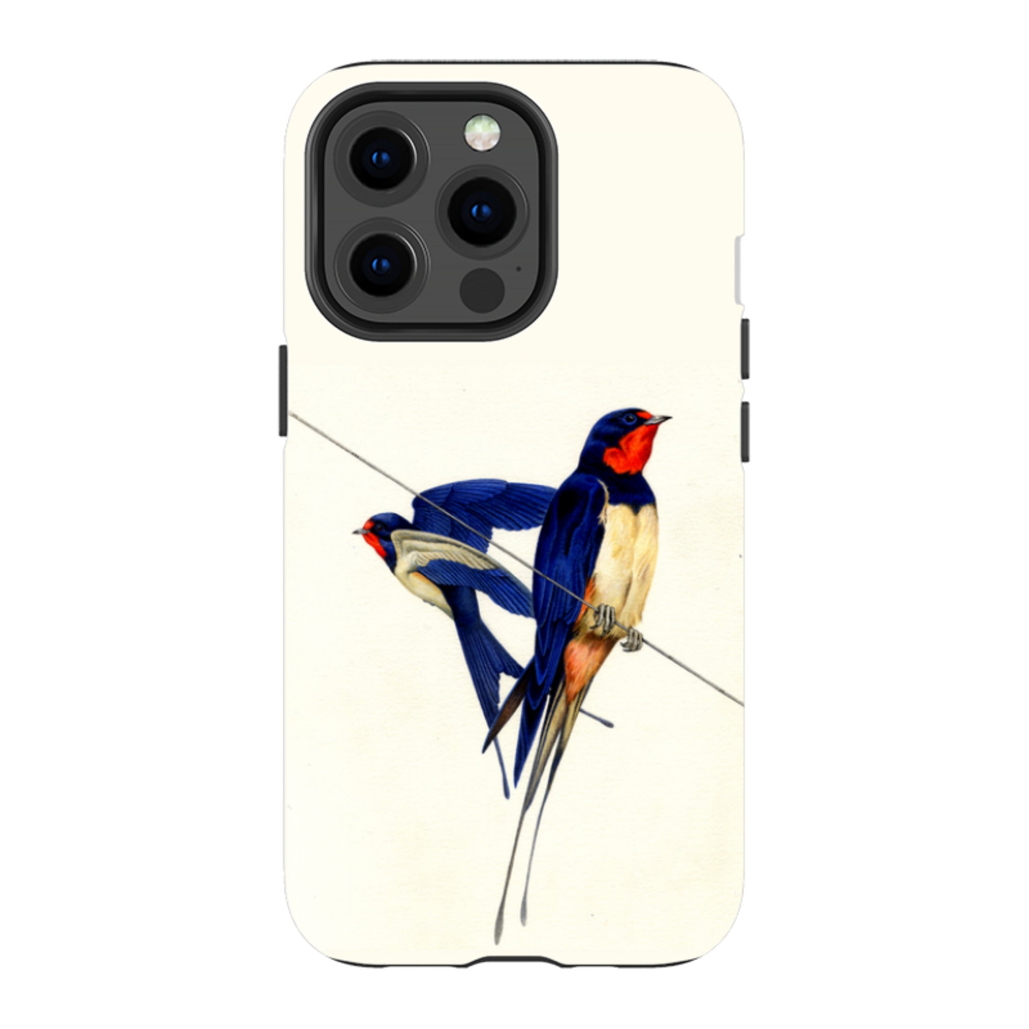 iPhone Tough Case - Swallows By Philip Hood