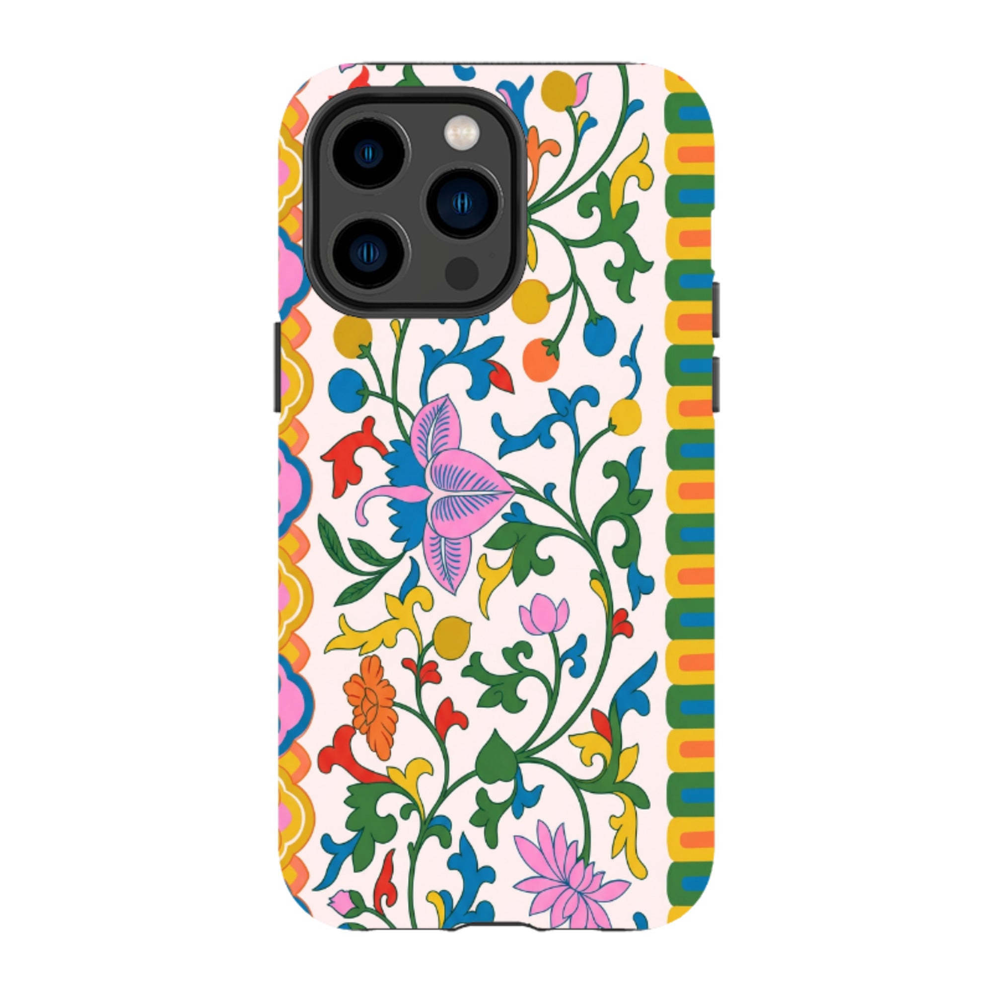 iPhone Tough Case - Vintage Asian Silk Tapestry