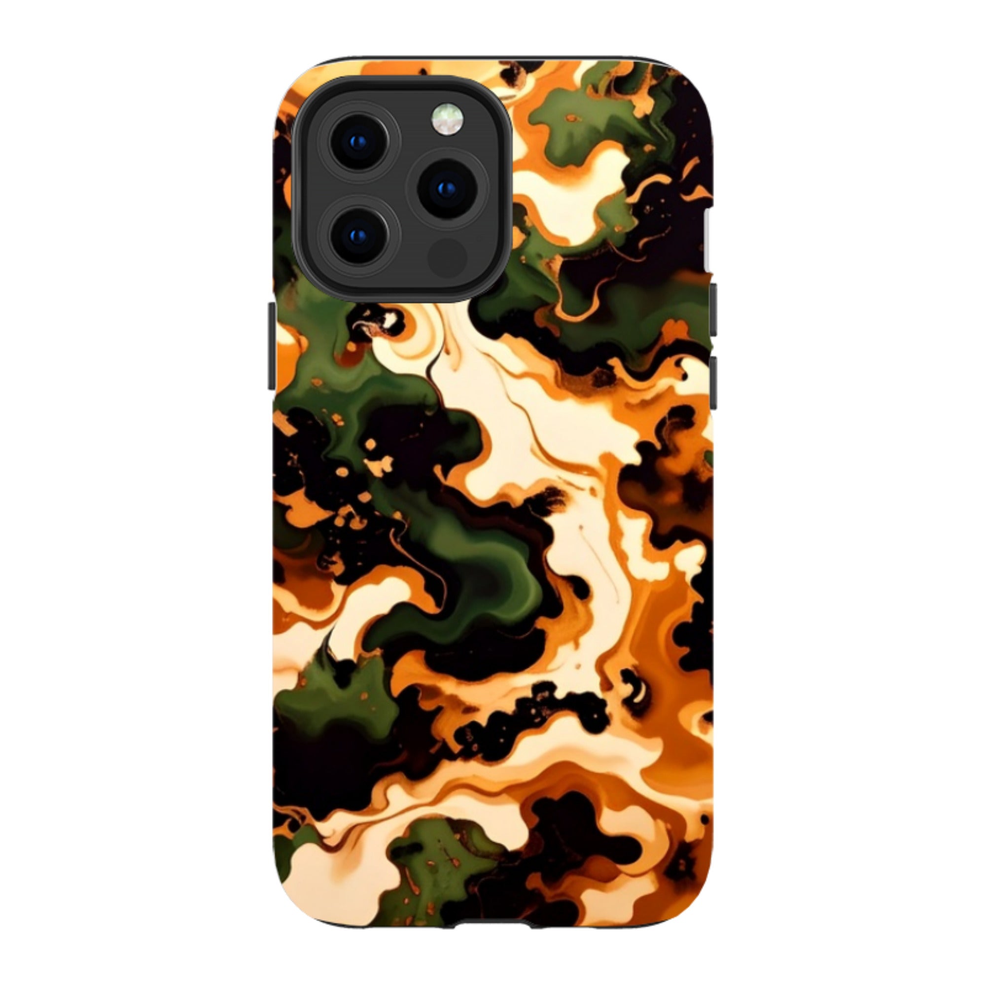 iPhone MagSafe Tough Case - Green Marble