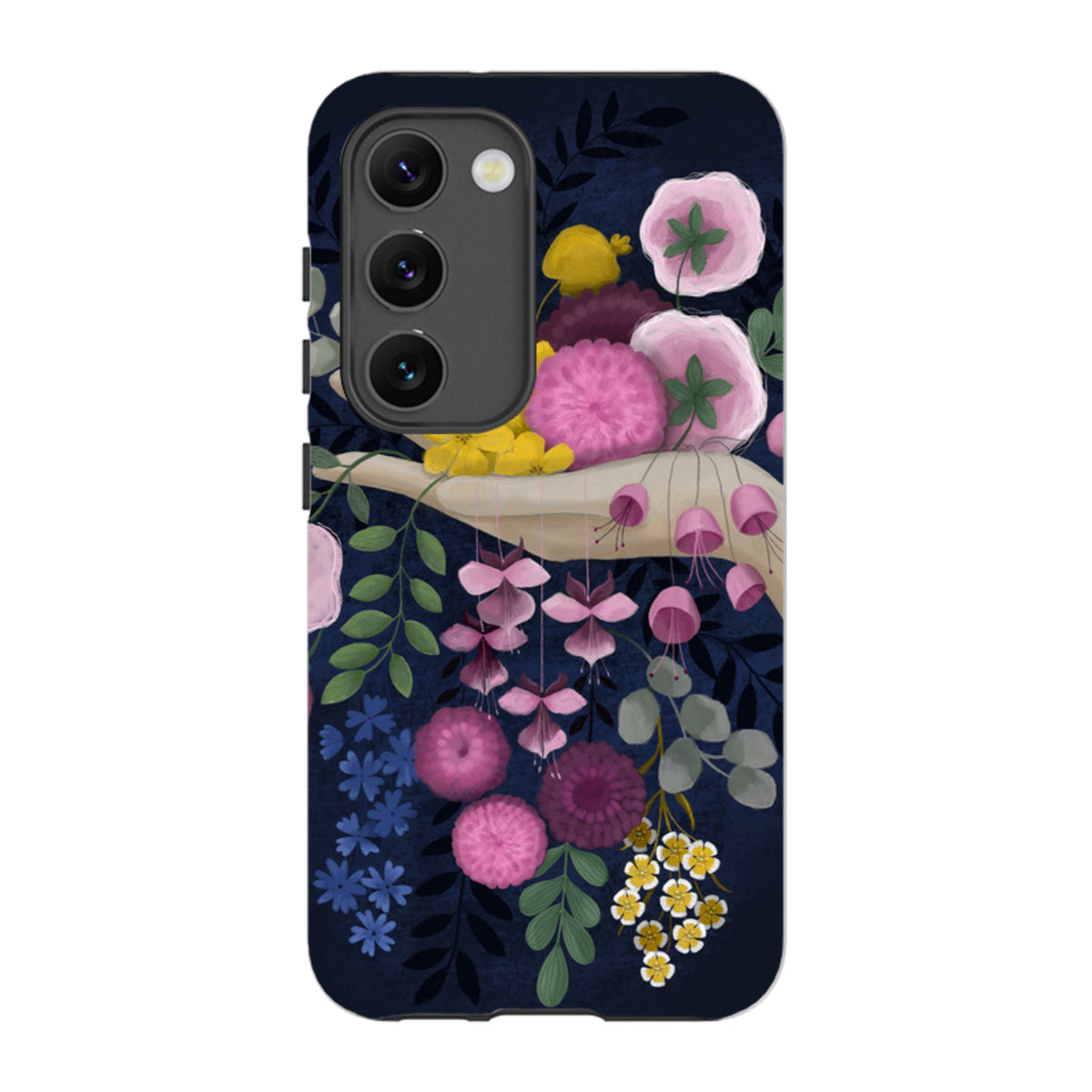 Samsung Tough Case - Flower Hand By Bex Parkin