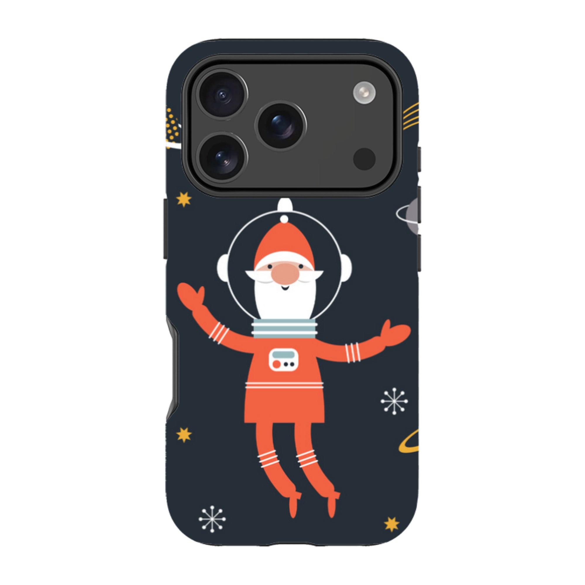 iPhone Tough Case - Cosmic Santa