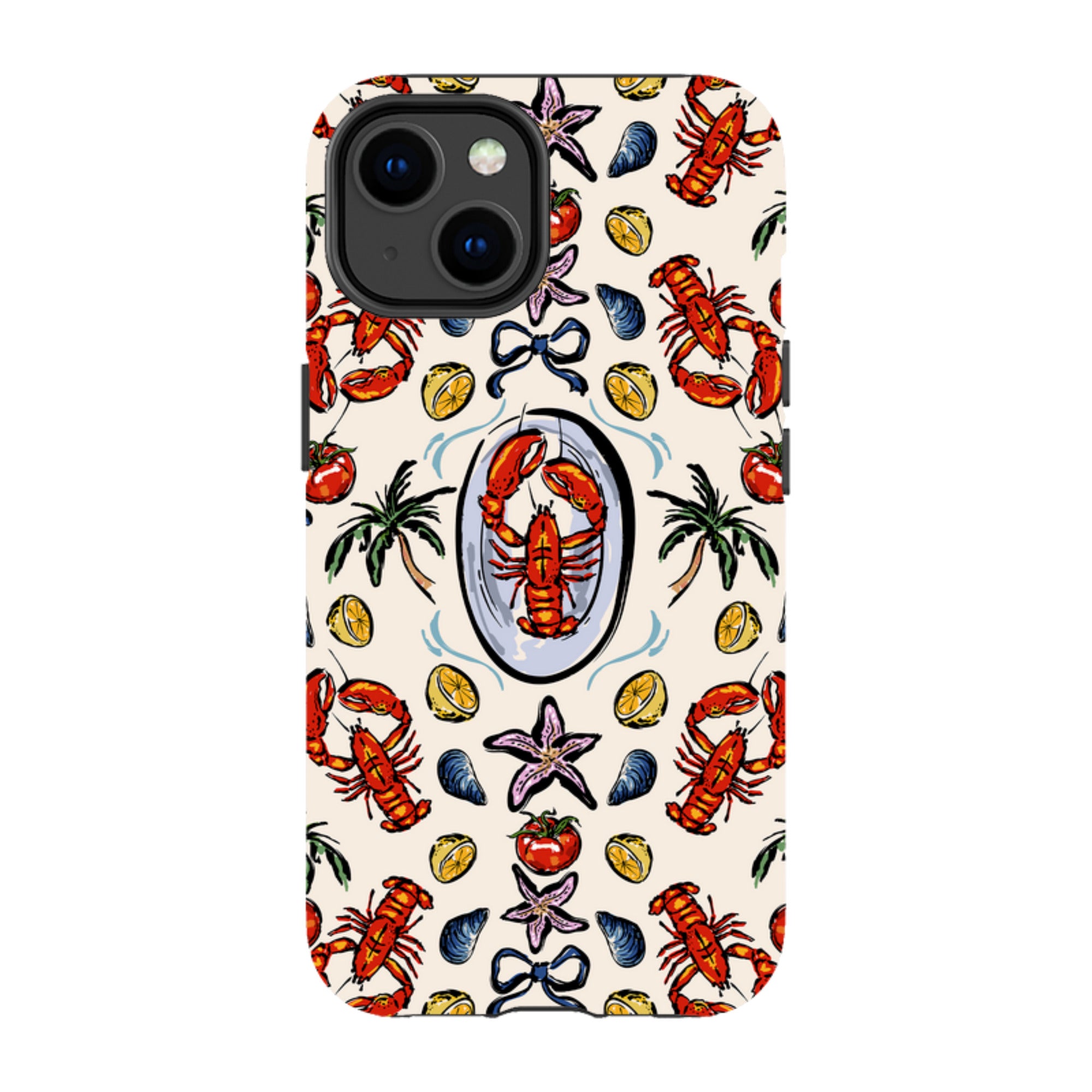 iPhone MagSafe Tough Case - Seafood and Palm Trees