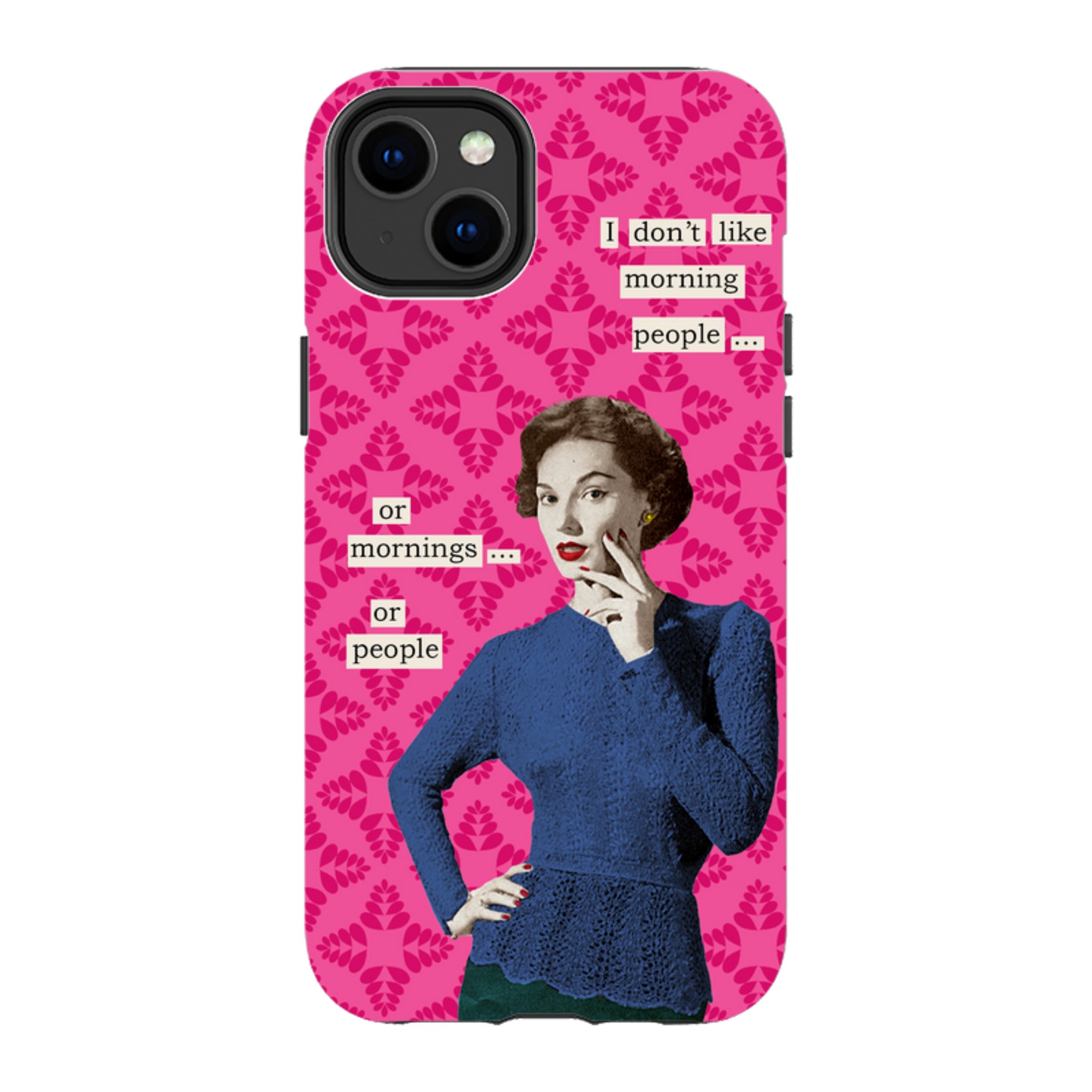 iPhone Tough Case - Morning Person By Clare Jordan